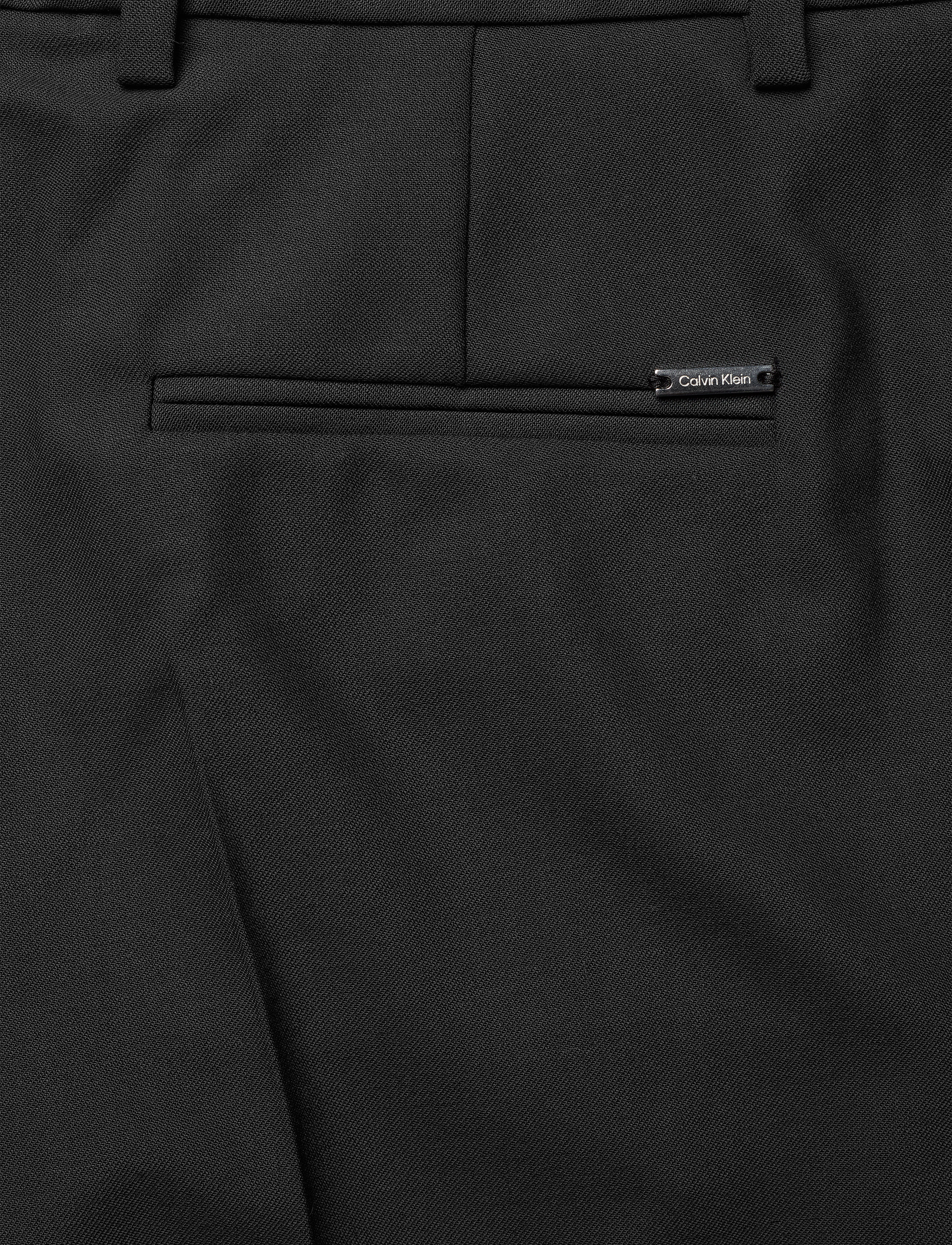 Calvin Klein - ZIP UP CIGARETTE PANT - ck black - 4