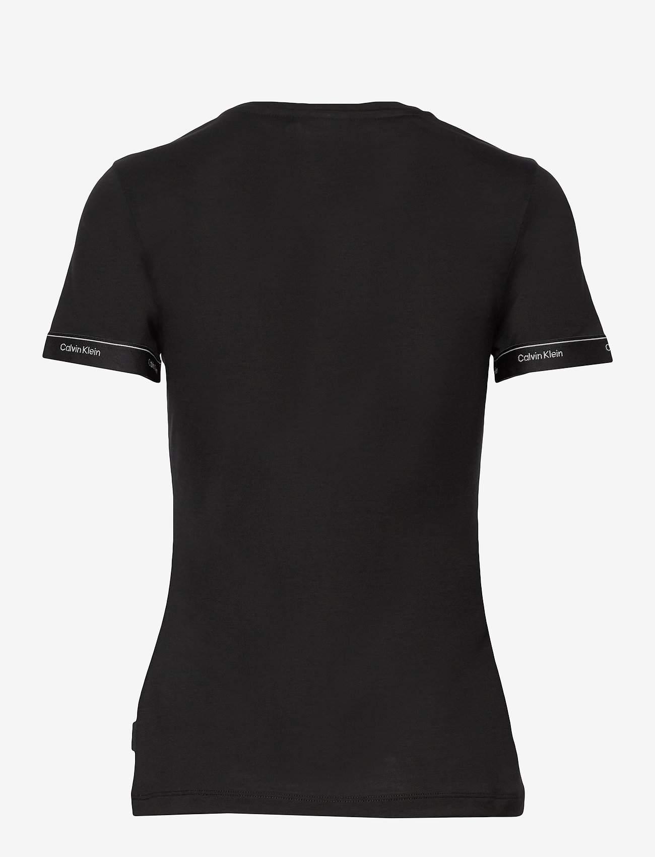 Calvin Klein - SS LOGO CUFF TOP - ck black - 1