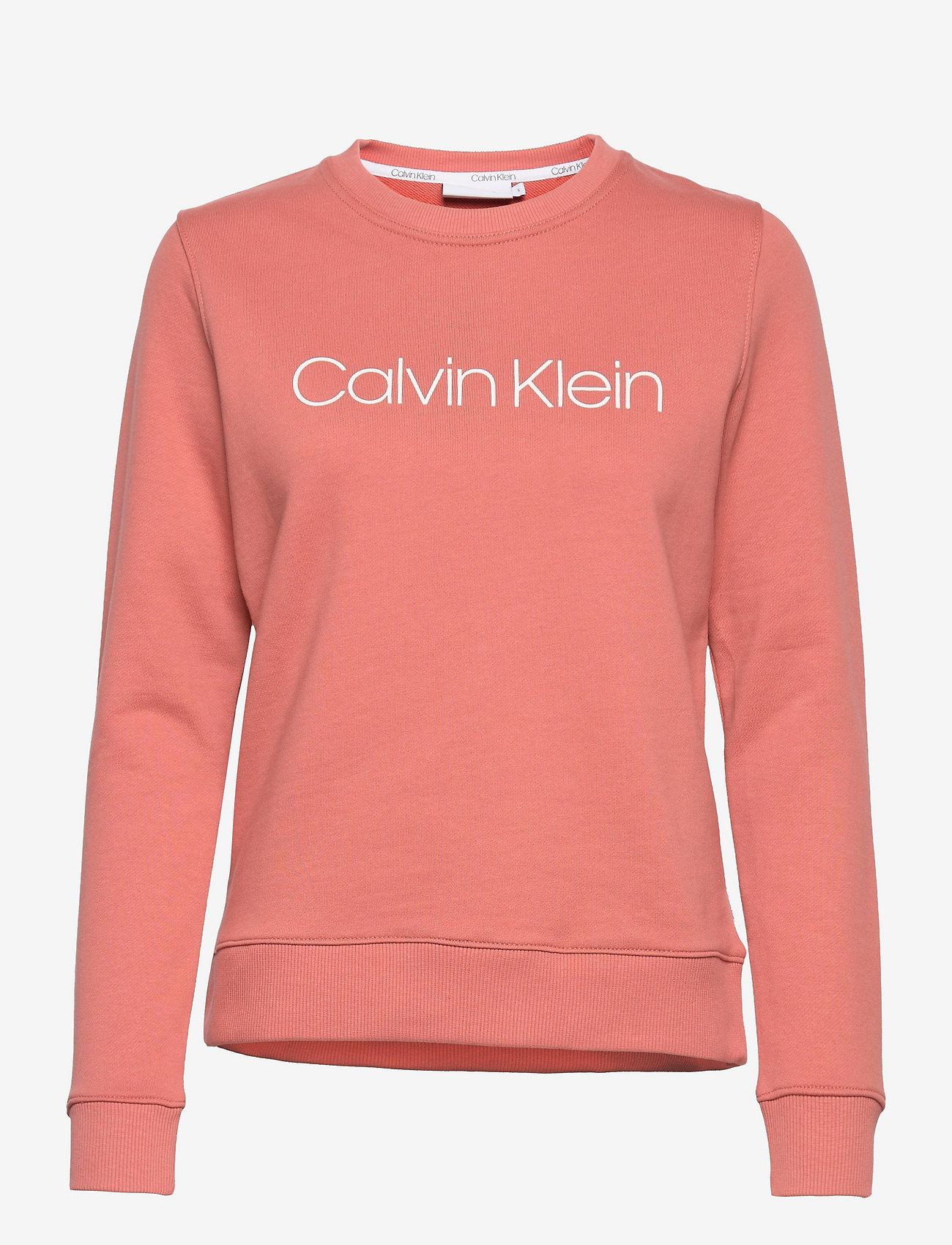 Calvin Klein - CORE LOGO LS SWEATSHIRT - džemperiai su gobtuvu - muted pink - 0