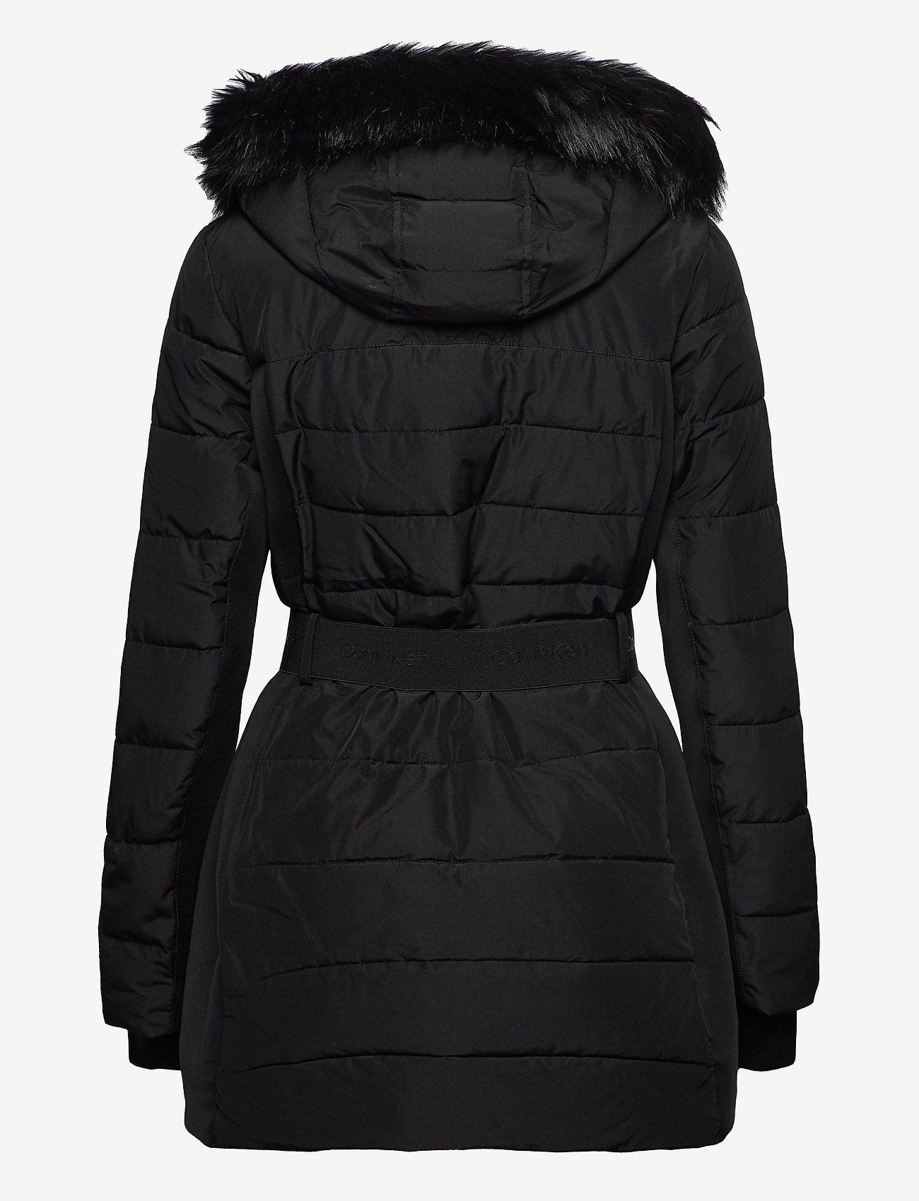 Calvin Klein - SCUBA BELTED COAT - ck black - 2