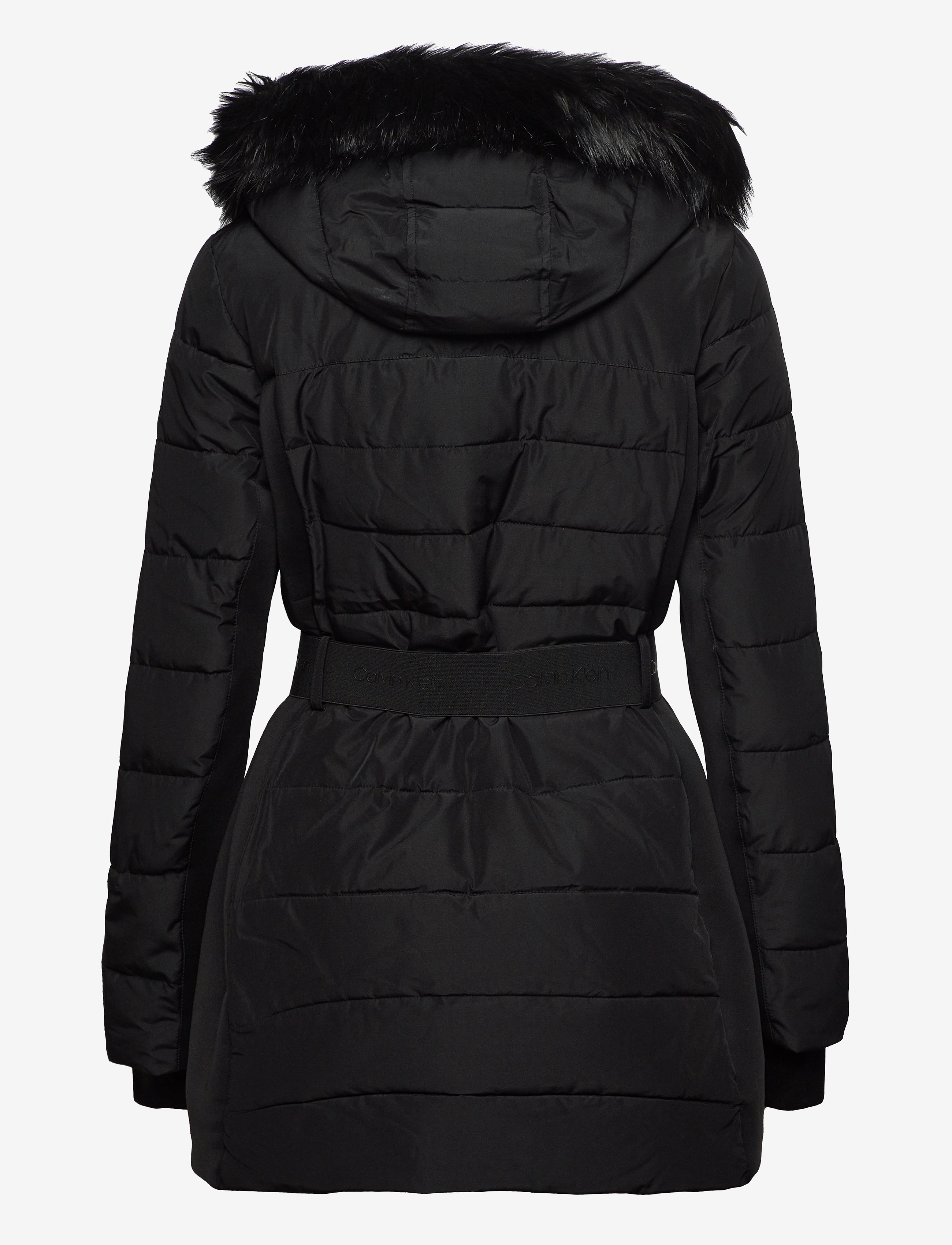 Calvin Klein - SCUBA BELTED COAT - ck black - 2