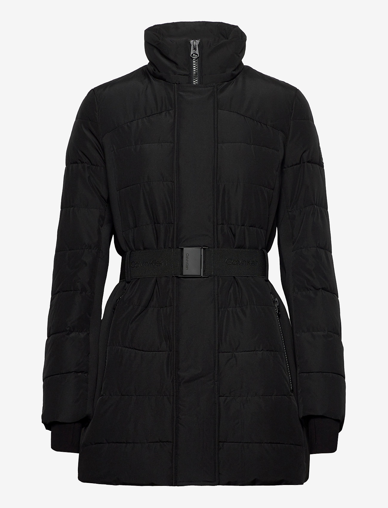 Calvin Klein - SCUBA BELTED COAT - ck black - 3