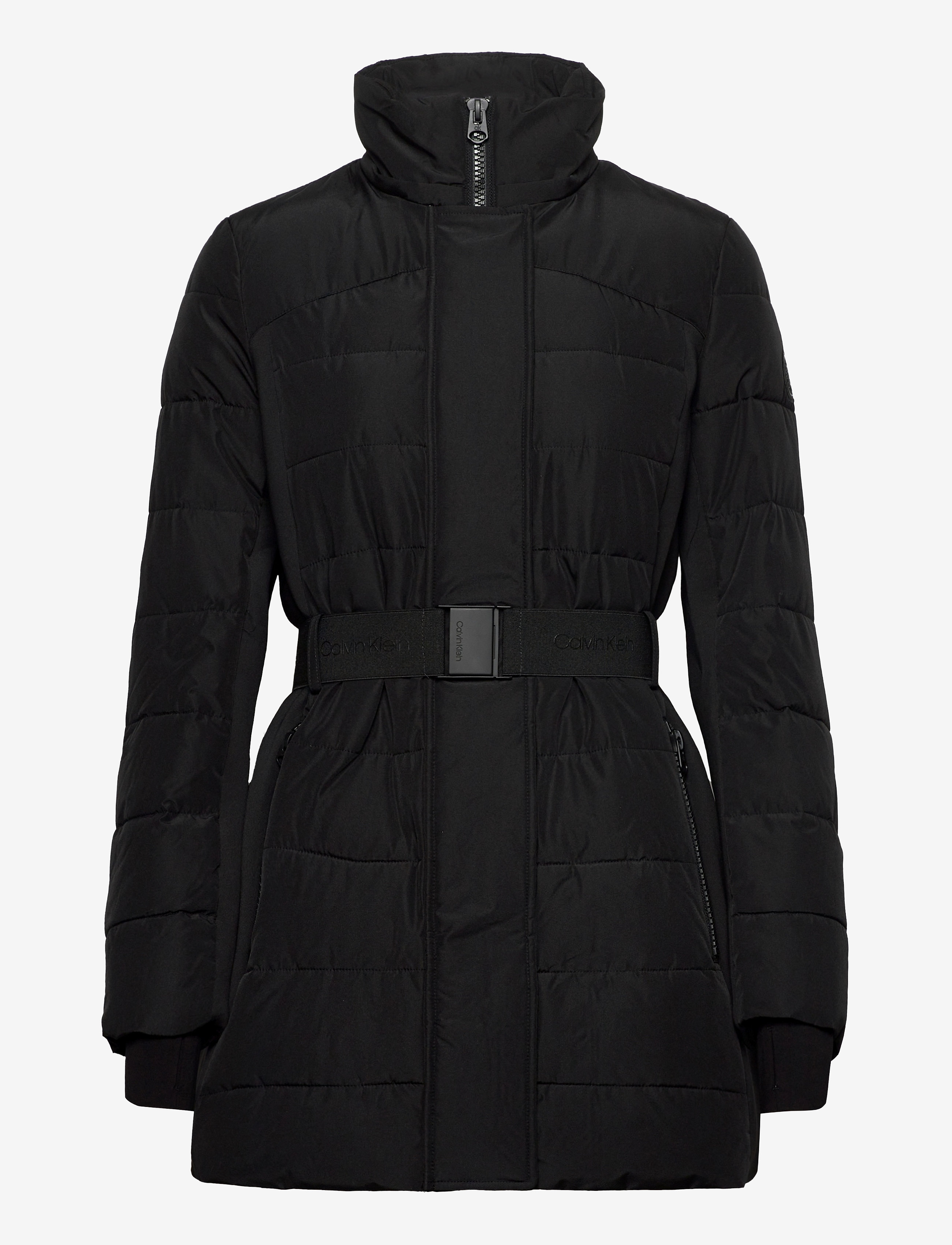 Calvin Klein - SCUBA BELTED COAT - ck black - 3