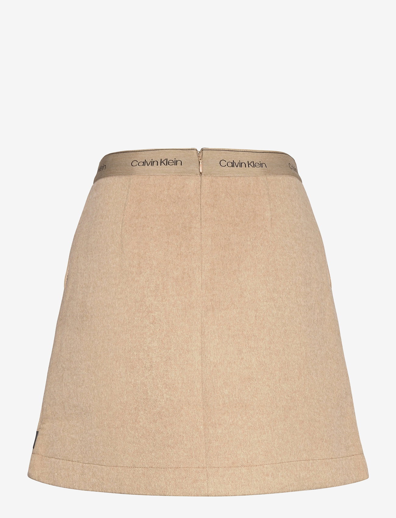 Calvin Klein - DOUBLE FACE SKIRT - hazel melange - 1