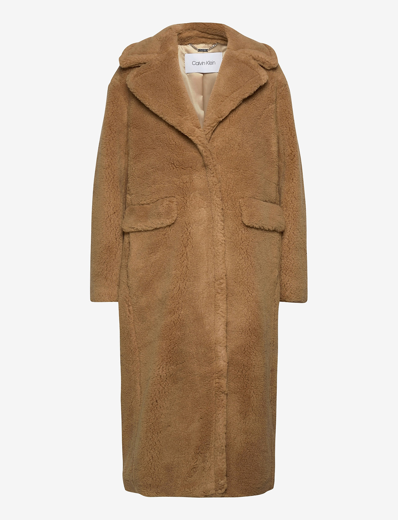 Calvin Klein - TEDDY COAT - countryside khaki - 0