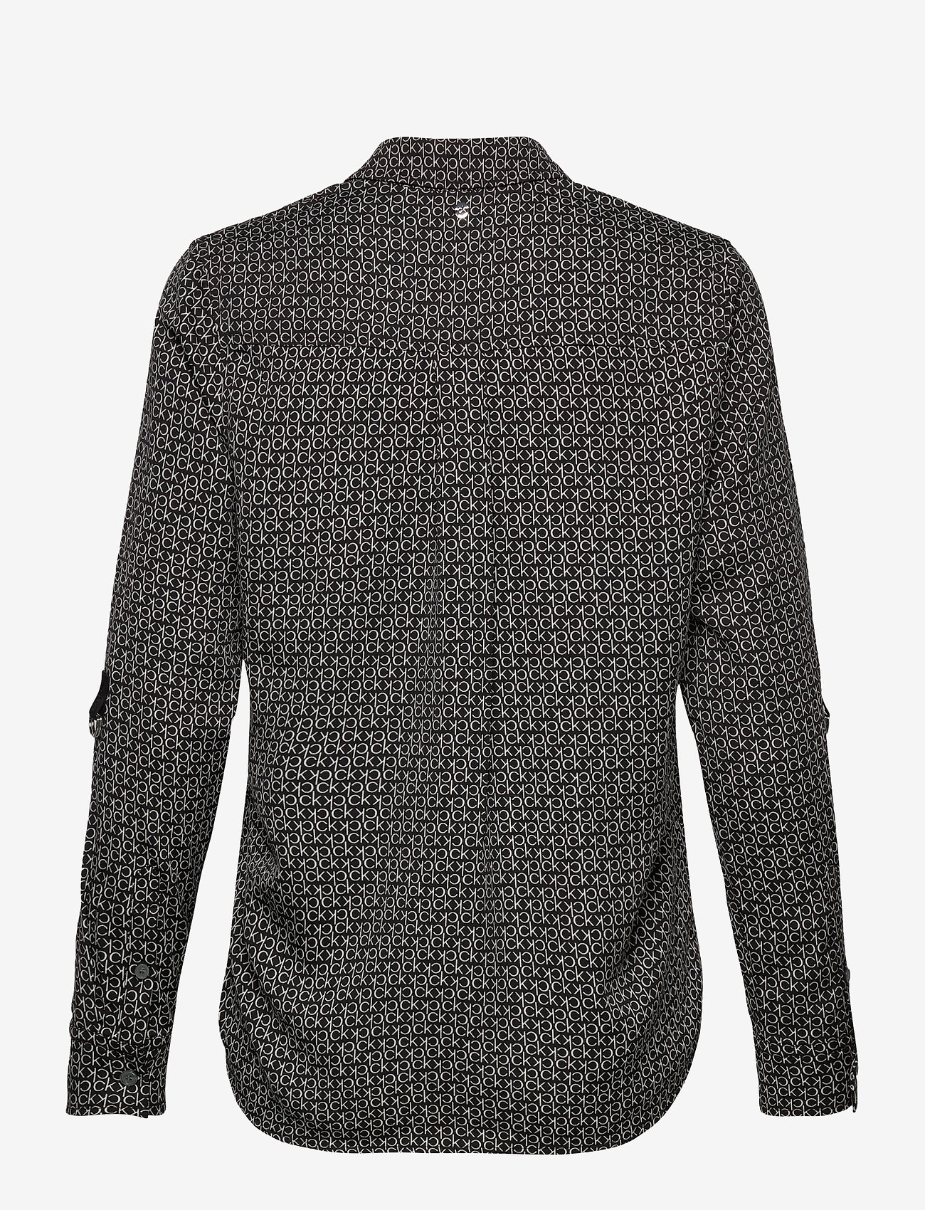 Calvin Klein - LIGHT CDC BLOUSE - monogram / black / white smoke - 1
