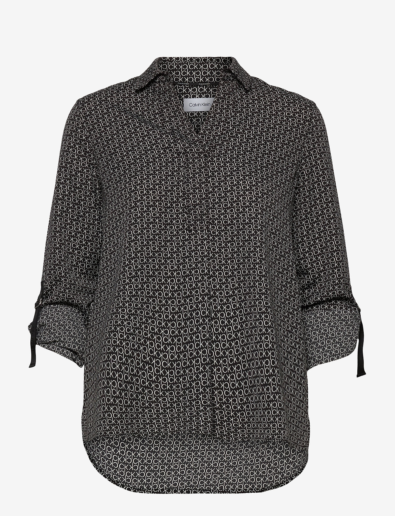 Calvin Klein - LIGHT CDC BLOUSE - monogram / black / white smoke - 2