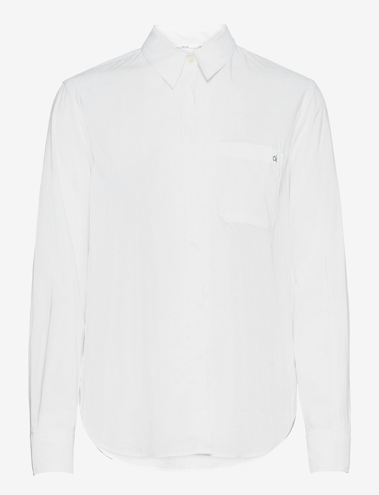 Calvin Klein - ECOVERO COTTON LS RELAXED SHIRT - bright white - 0