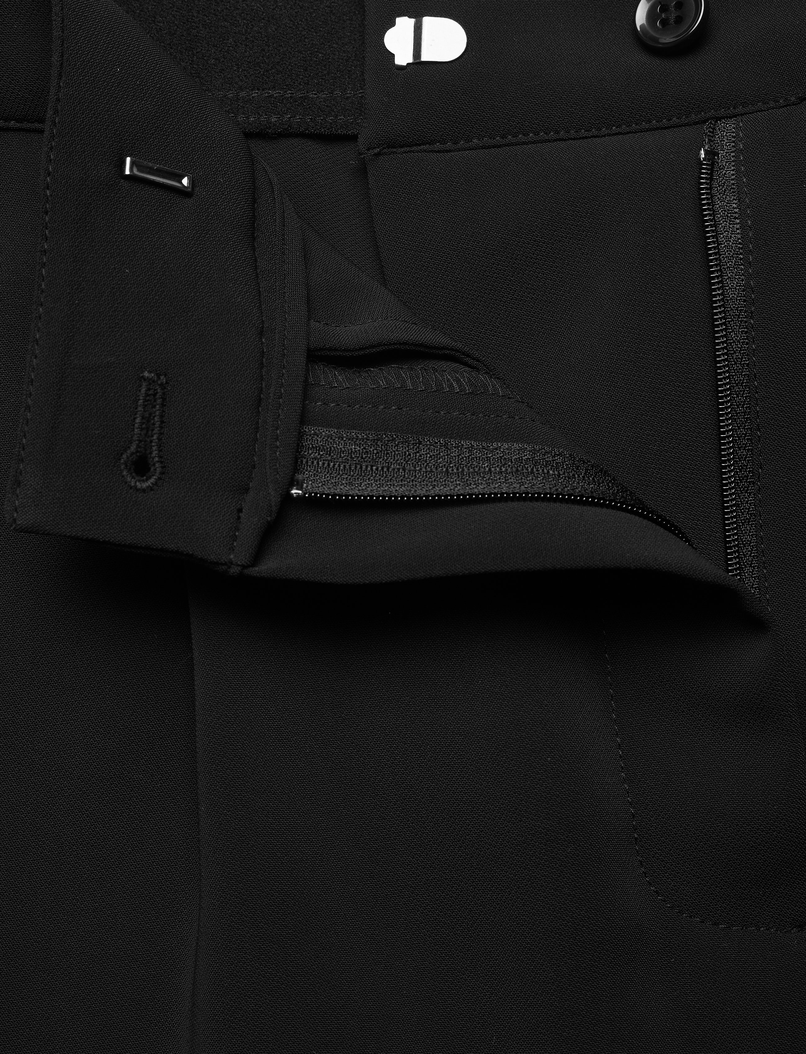 Calvin Klein - TRAVEL CREPE WIDE LEG PANT - ck black - 3
