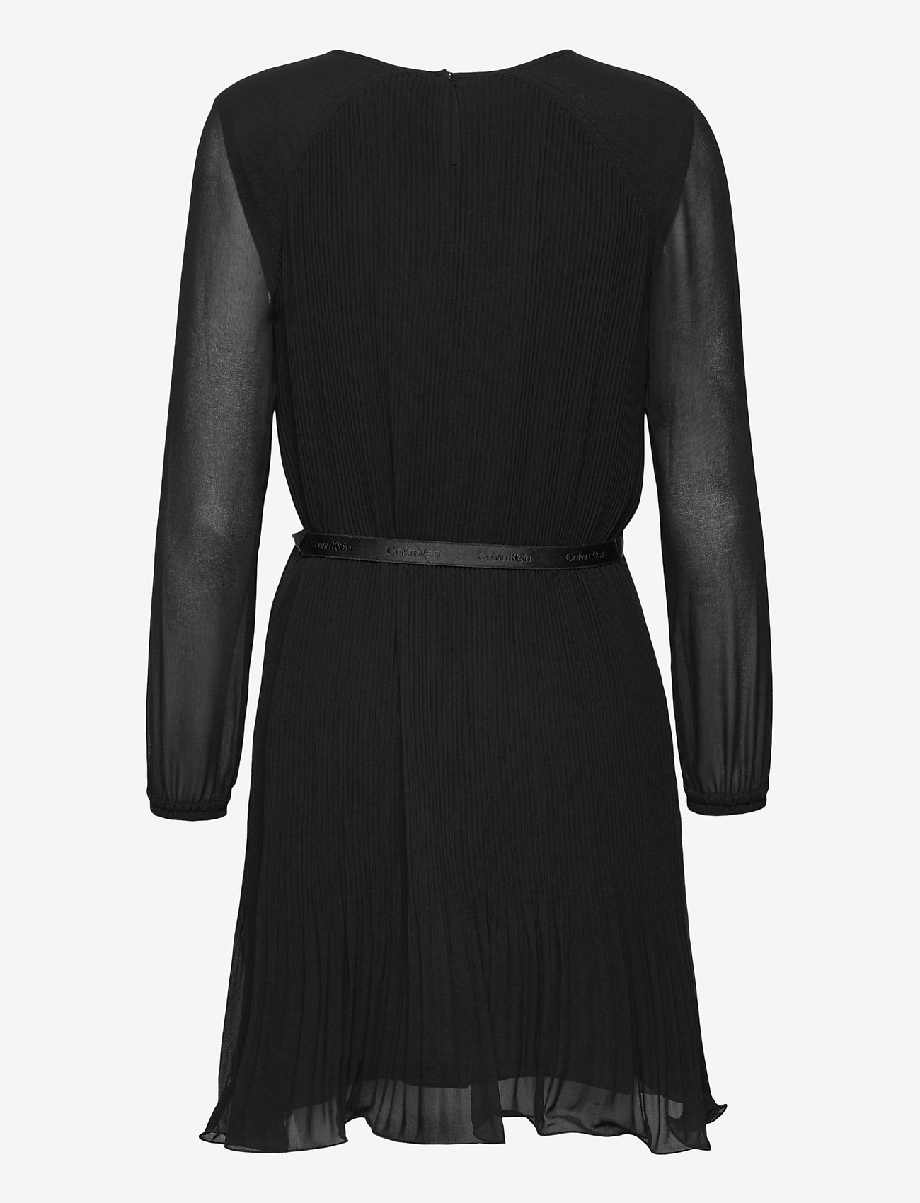 Calvin Klein - LS PLISSE DRESS - ck black - 1