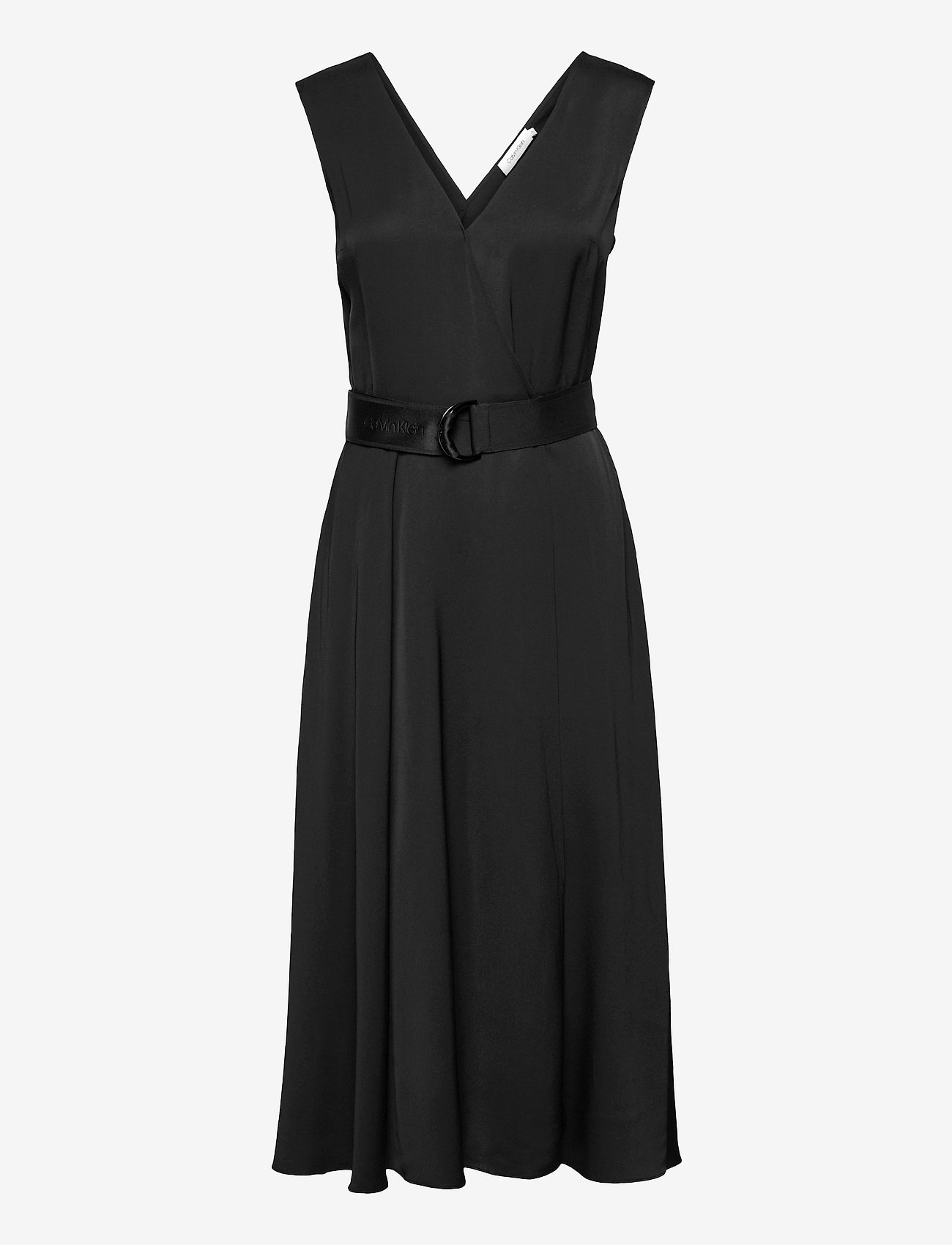 Calvin Klein - SLEEVELESS WRAP DRESS - ck black - 0