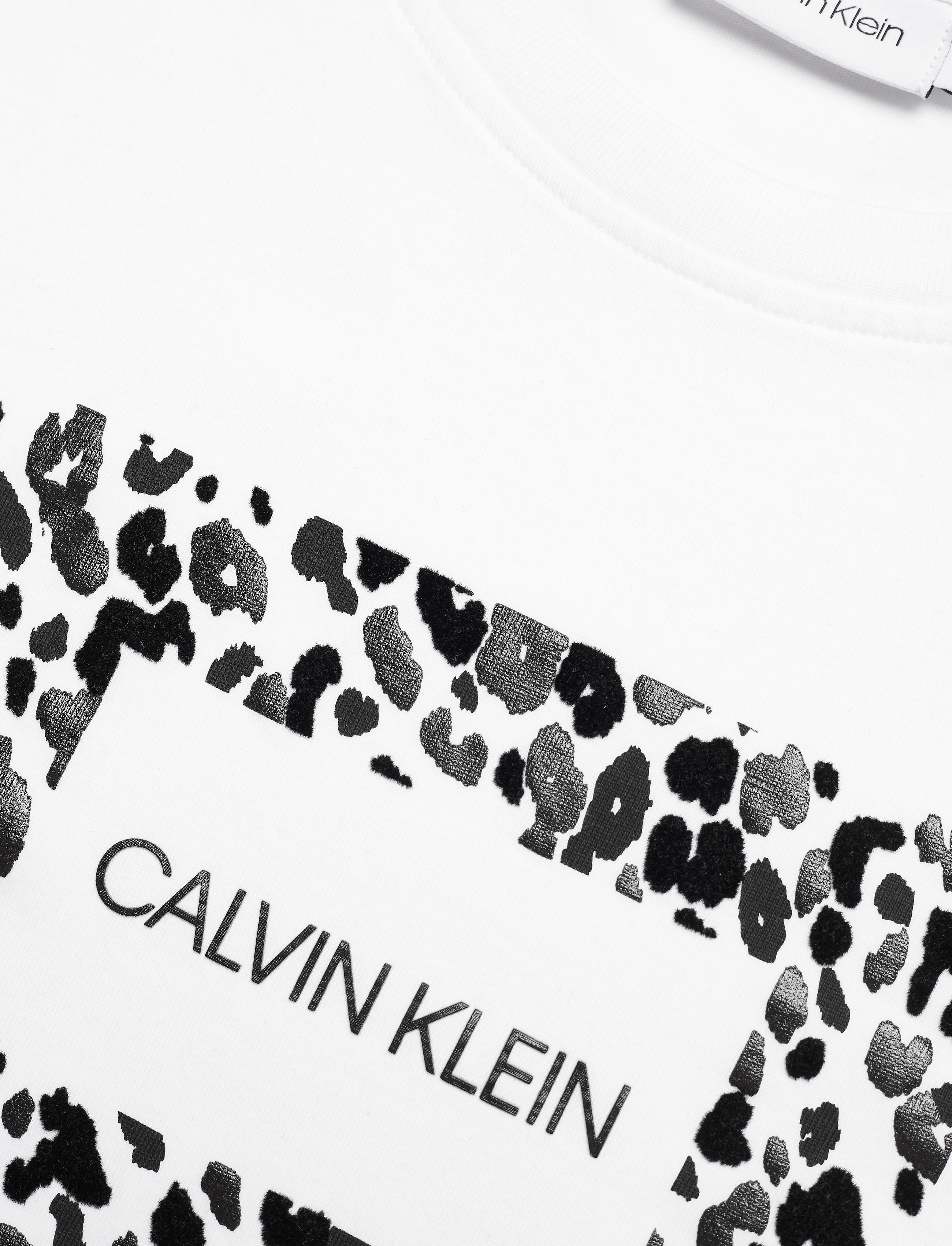 Calvin Klein - REGULAR FIT SS LEO BOX CK TEE - bright white - 2