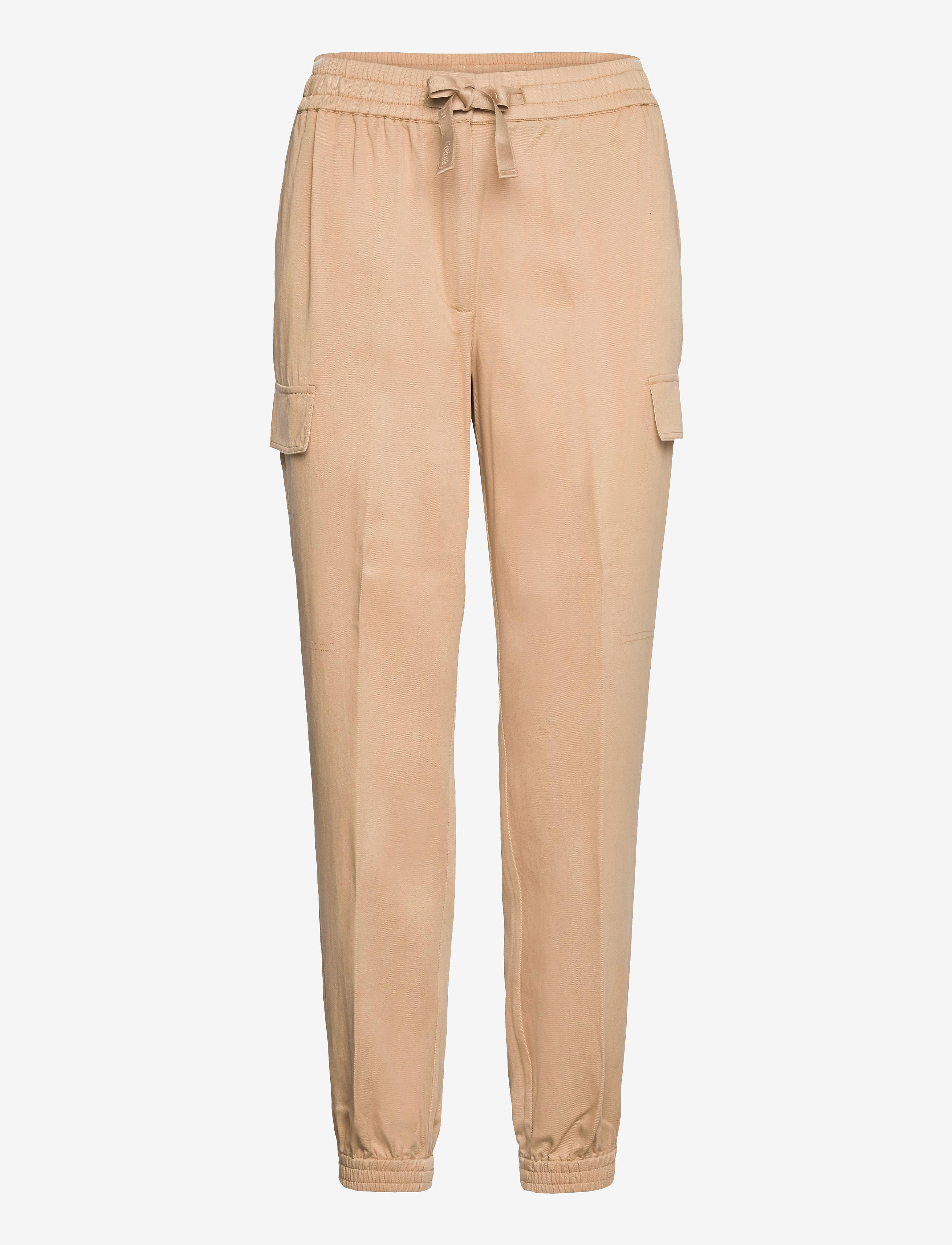 Calvin Klein - TENCEL ANKLE DETAIL CARGO PANT - travertine - 0