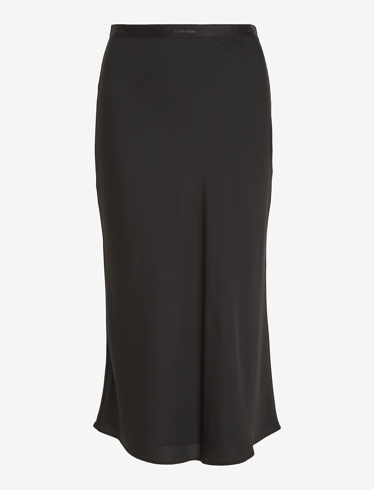 Calvin Klein - RECYCLED CDC BIAS CUT MIDI SKIRT - midi röcke - ck black - 0