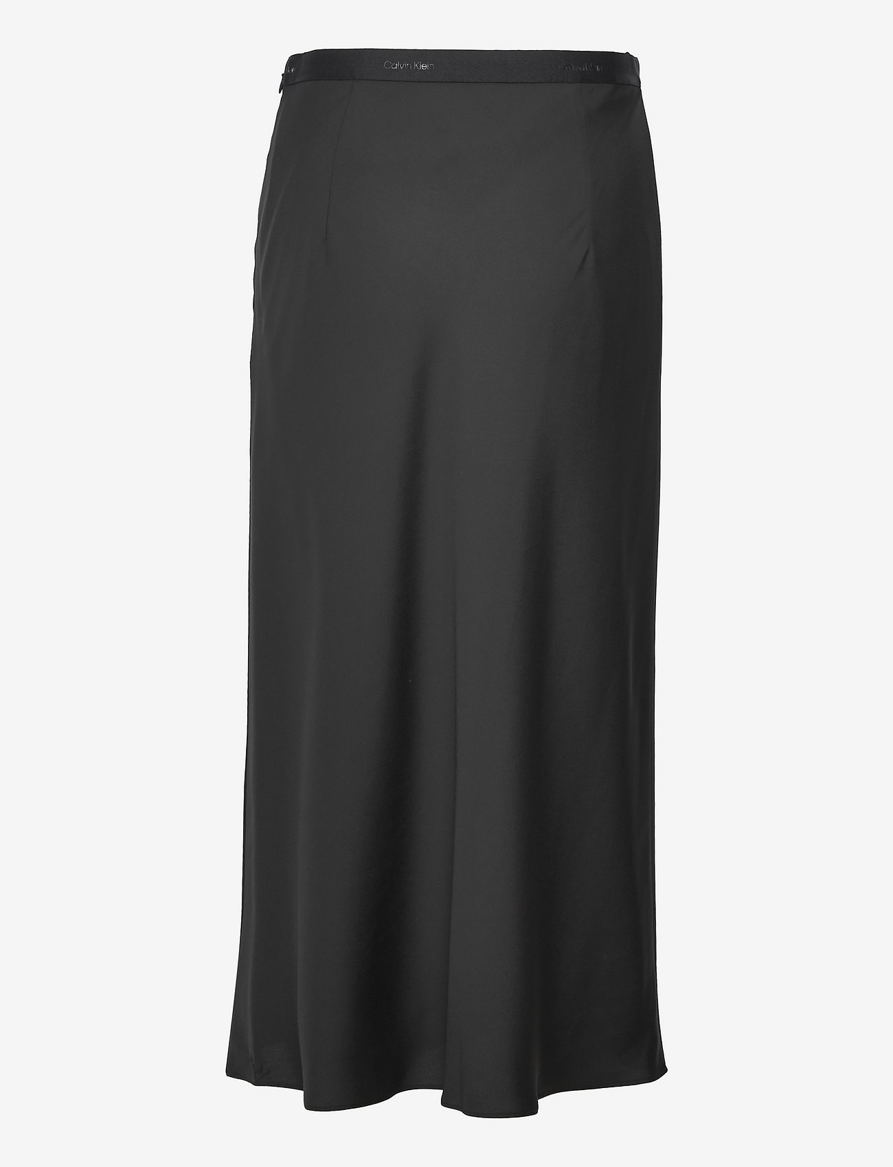 Calvin Klein - RECYCLED CDC BIAS CUT MIDI SKIRT - midi röcke - ck black - 1
