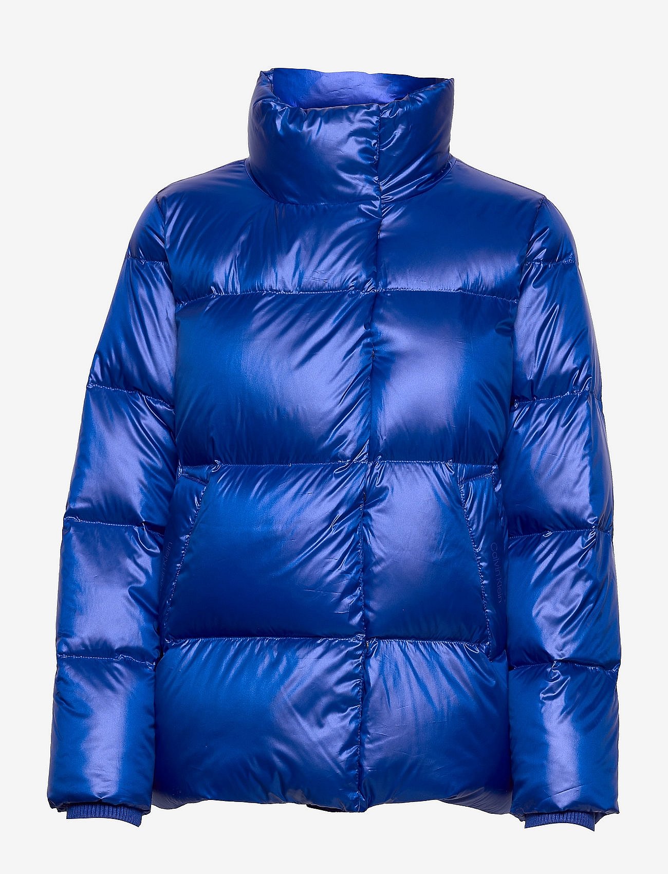 SHINY DOWN JACKET - MID AZURE