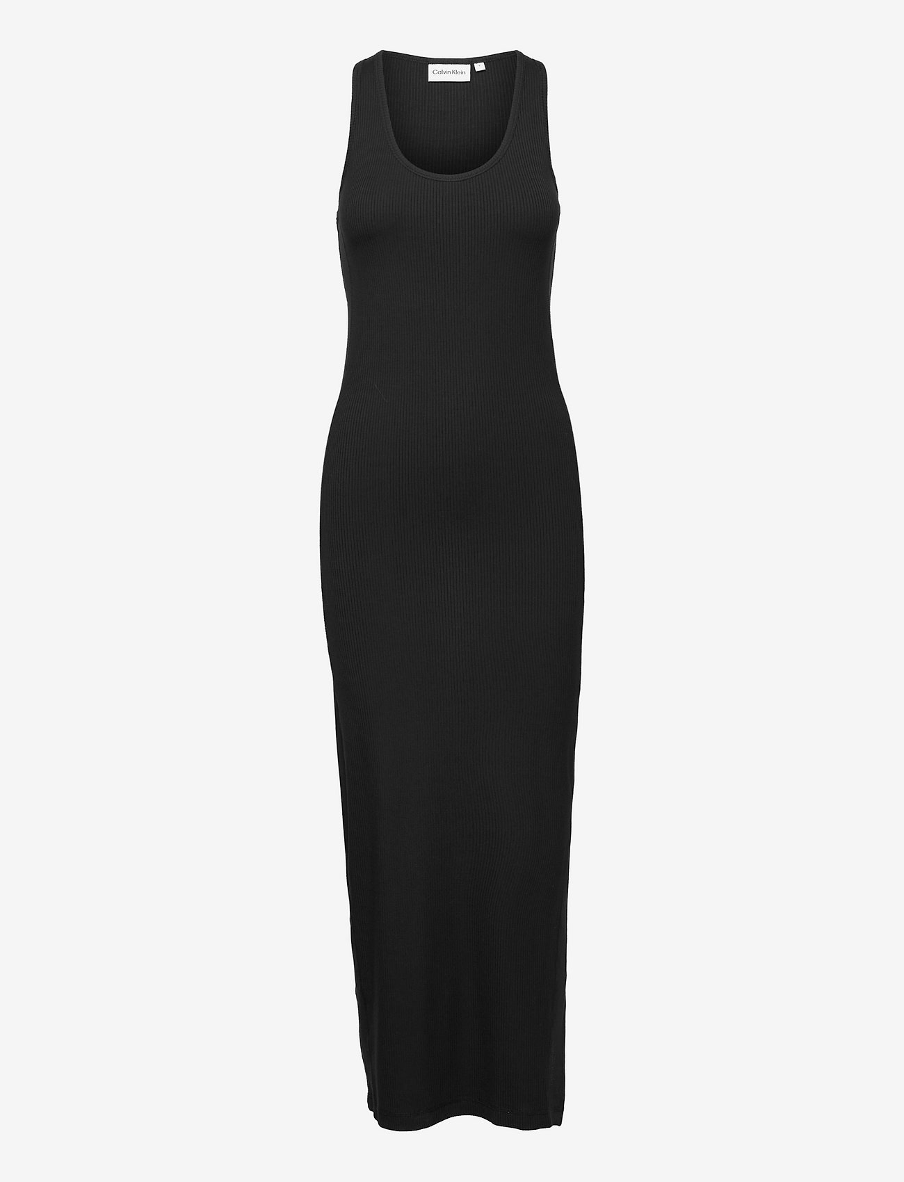 Calvin Klein - MODAL RIB JERSEY TANK DRESS - ck black - 0