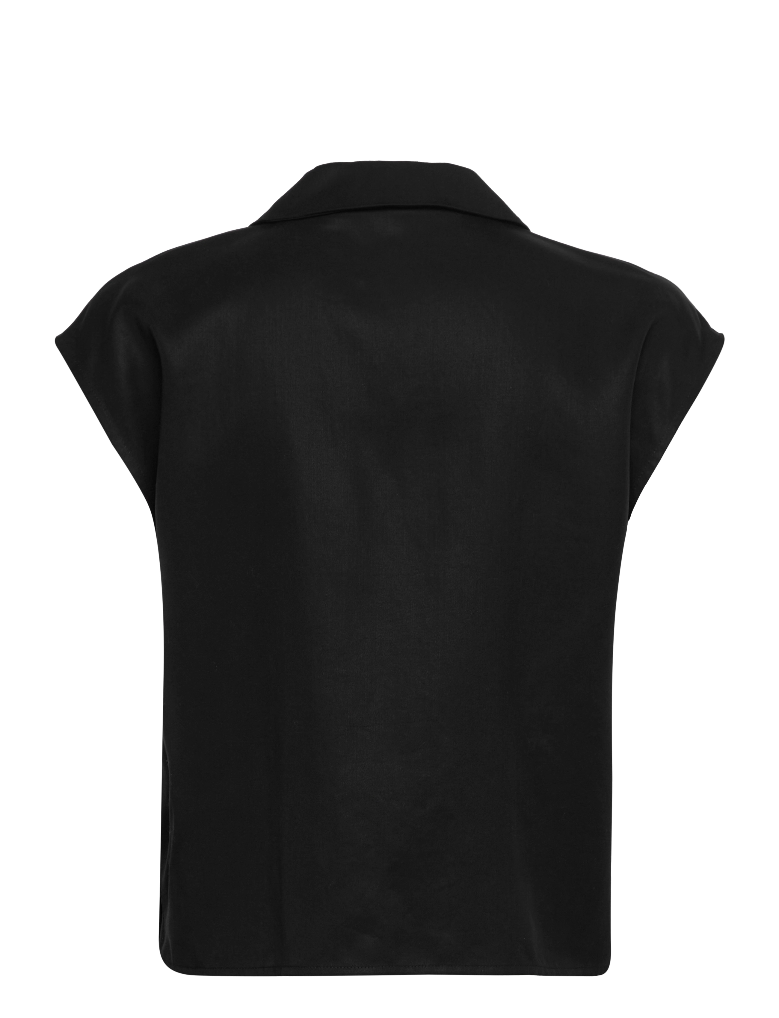 Calvin Klein - REFIBRA TENCEL SS POCKET BLOUSE - ck black - 1