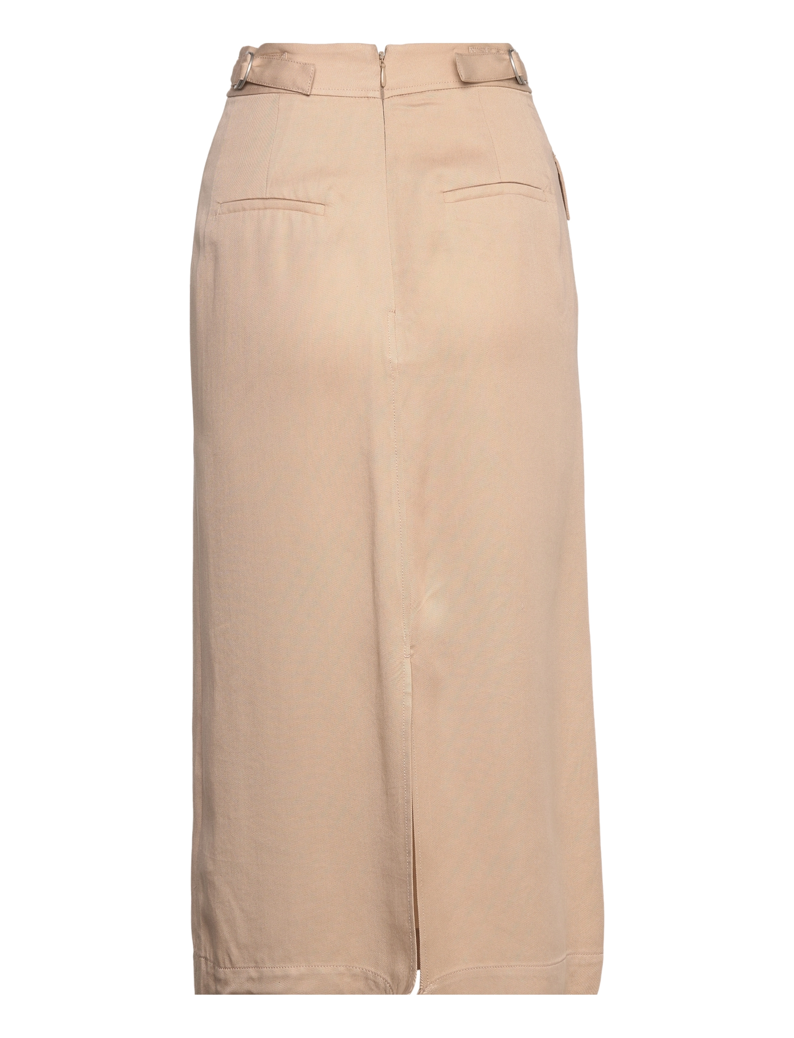 Calvin Klein - UTILITY TENCEL SPLIT MIDI SKIRT - moccasin - 1