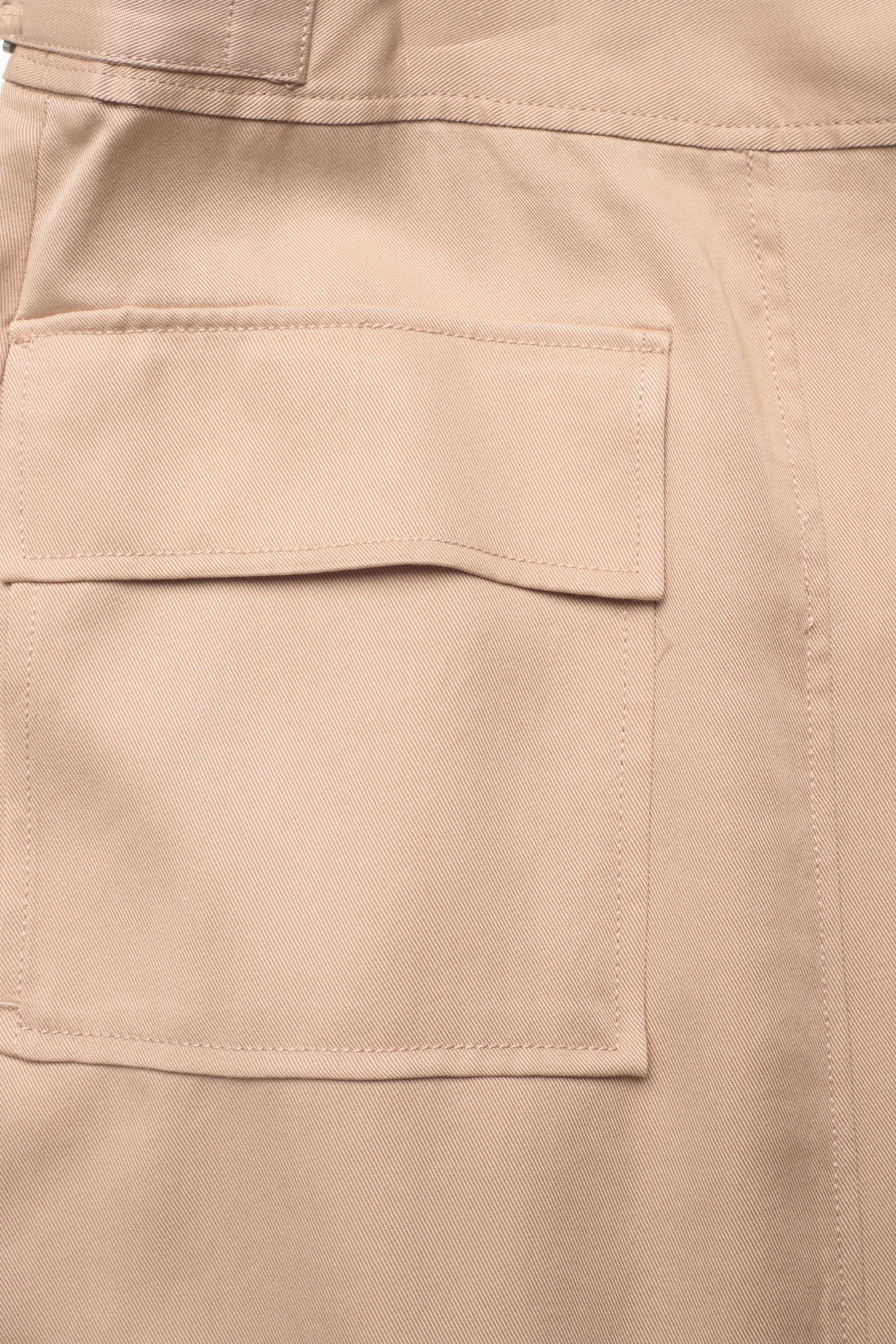 Calvin Klein - UTILITY TENCEL SPLIT MIDI SKIRT - moccasin - 2