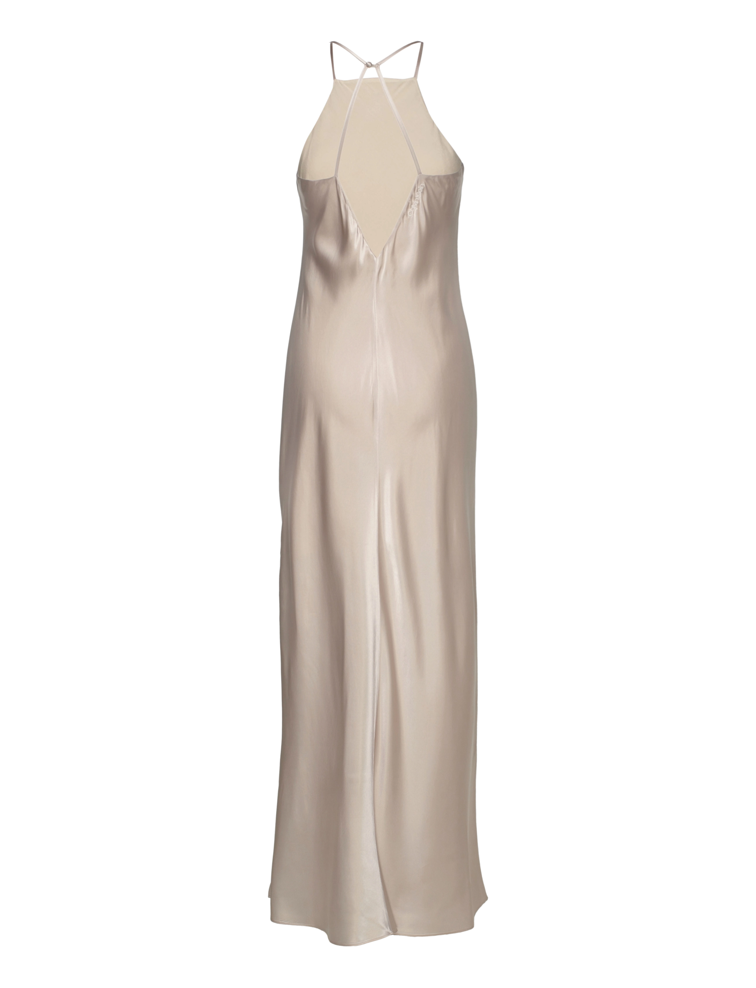 Calvin Klein - LIQUID SHINE MAXI CAMI DRESS - stony beige - 1