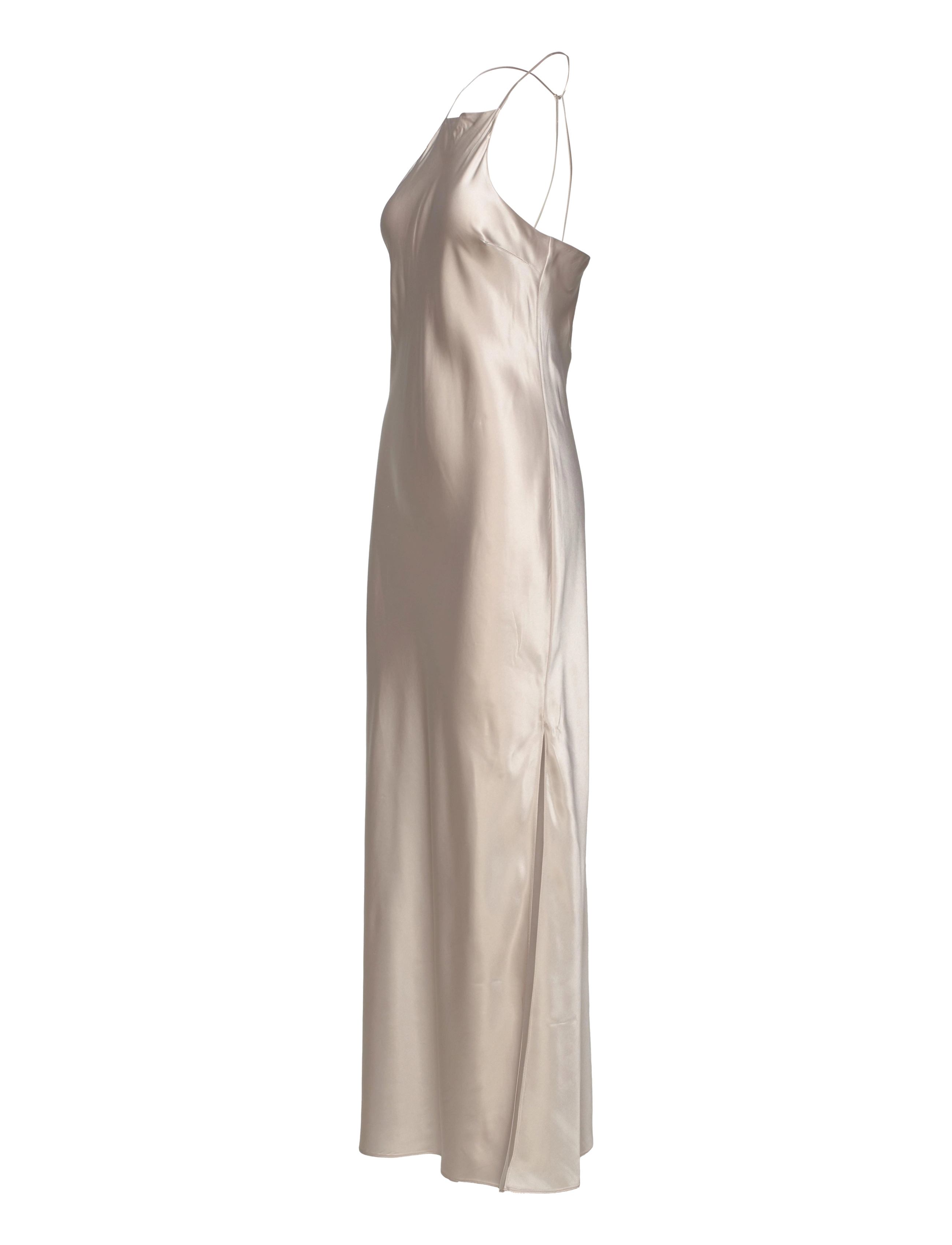Calvin Klein - LIQUID SHINE MAXI CAMI DRESS - stony beige - 2