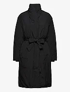 RECYCLED DOWN WRAP PUFFER COAT - CK BLACK