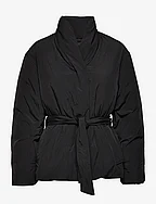 RECYCLED DOWN WRAP PUFFER JACKET - CK BLACK