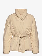 RECYCLED DOWN WRAP PUFFER JACKET - TUSCAN BEIGE