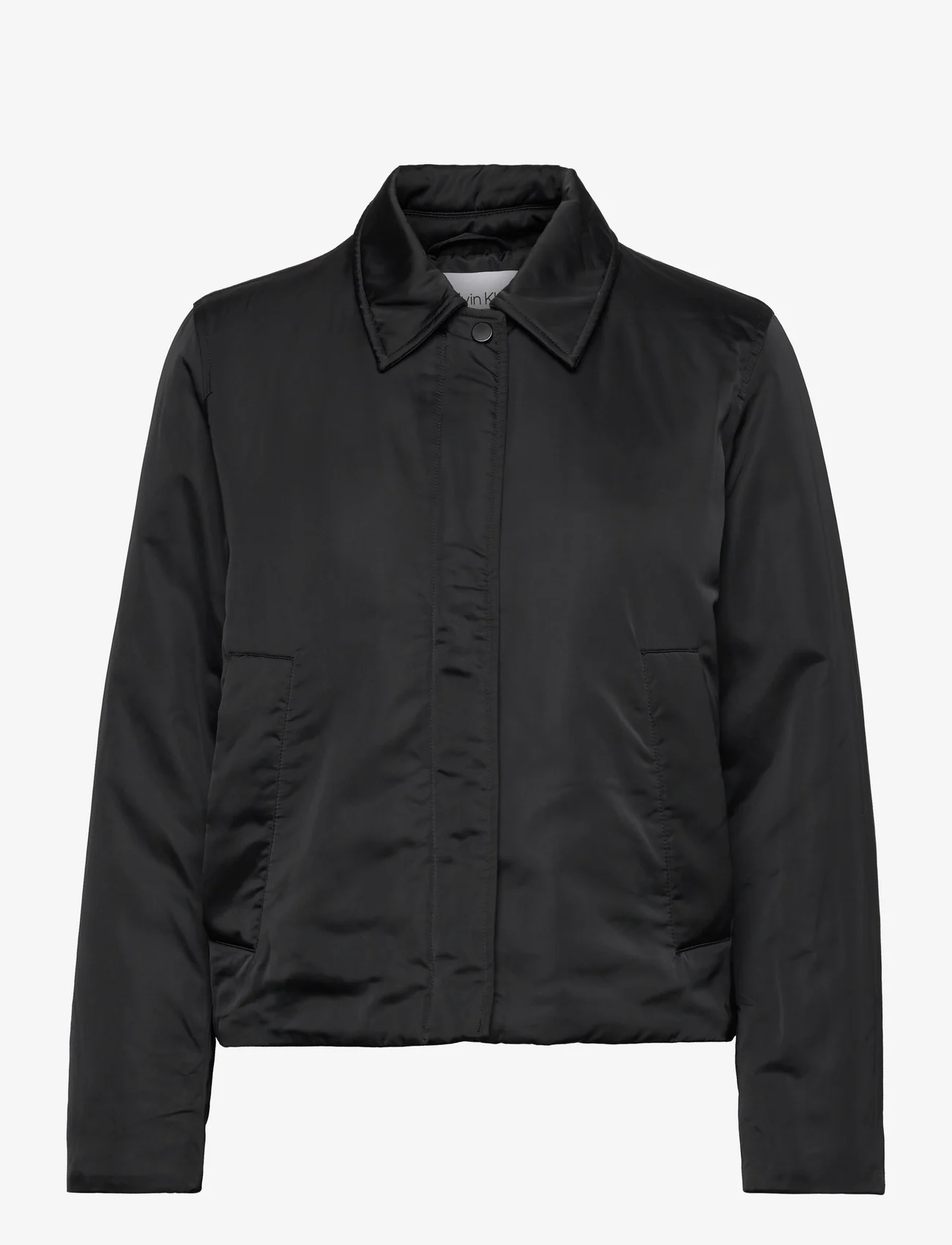 Calvin Klein - MINIMAL PADDED SATIN JACKET - winter jacket - ck black - 0
