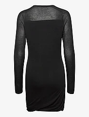 Calvin Klein - SHEER KNIT BANDEAU MIDI DRESS - sukienki koszulowe - ck black - 1