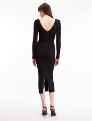 Calvin Klein - ICONIC RIB CUT OUT MIDI DRESS - bodycon dresses - ck black - 3