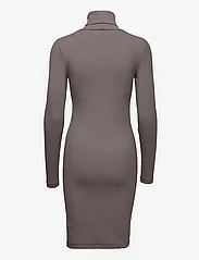 Calvin Klein - MODAL RIB ROLL NECK DRESS - stramme kjoler - desert brown - 1