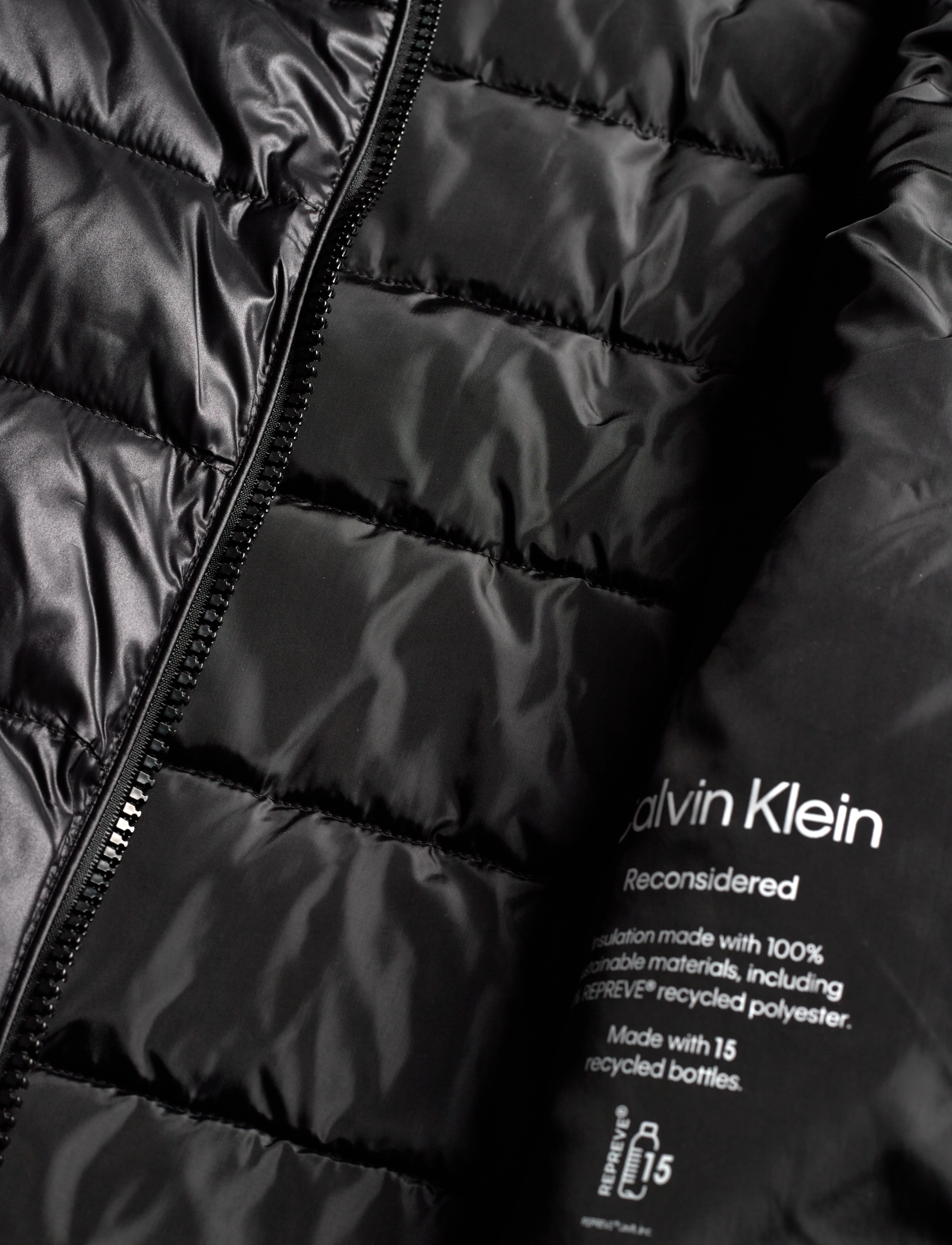 Calvin Klein - ESSENTIAL BELTED JACKET - ck black - 4