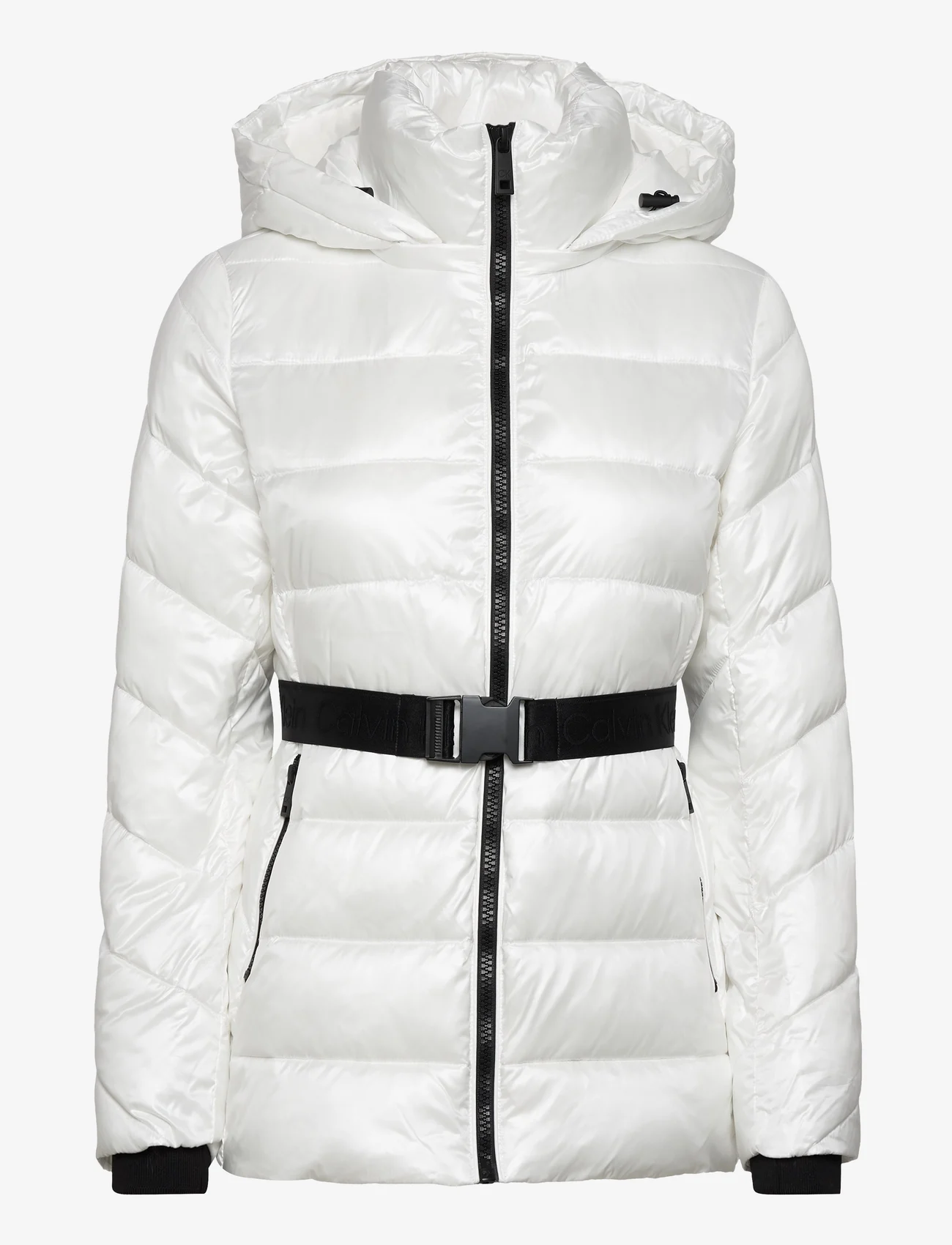 Calvin Klein - ESSENTIAL BELTED JACKET - winter jackets - ecru - 0