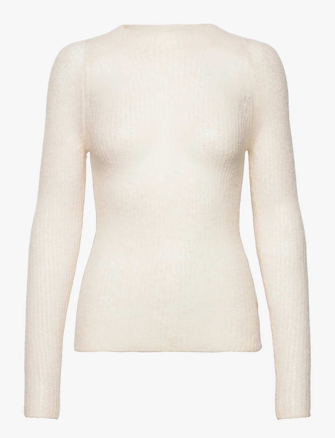 Calvin Klein - ALPACA RIB MOCK-NK SWEATER - džemperi - tuscan beige - 0