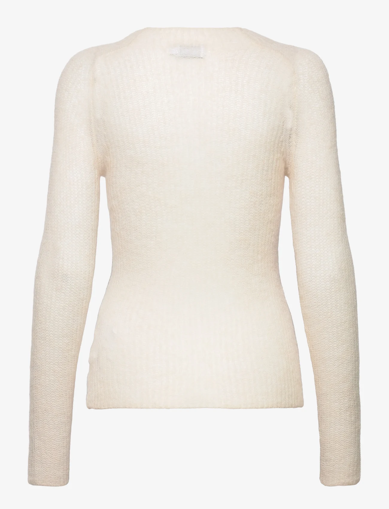 Calvin Klein - ALPACA RIB MOCK-NK SWEATER - swetry - tuscan beige - 1