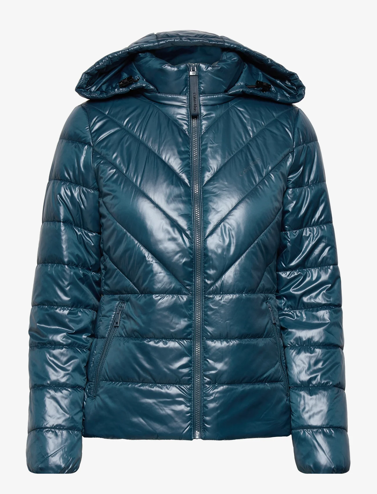 Calvin Klein - ESSENTIAL RECYCLED PADDED JACKET - forede jakker - teal ocean - 0