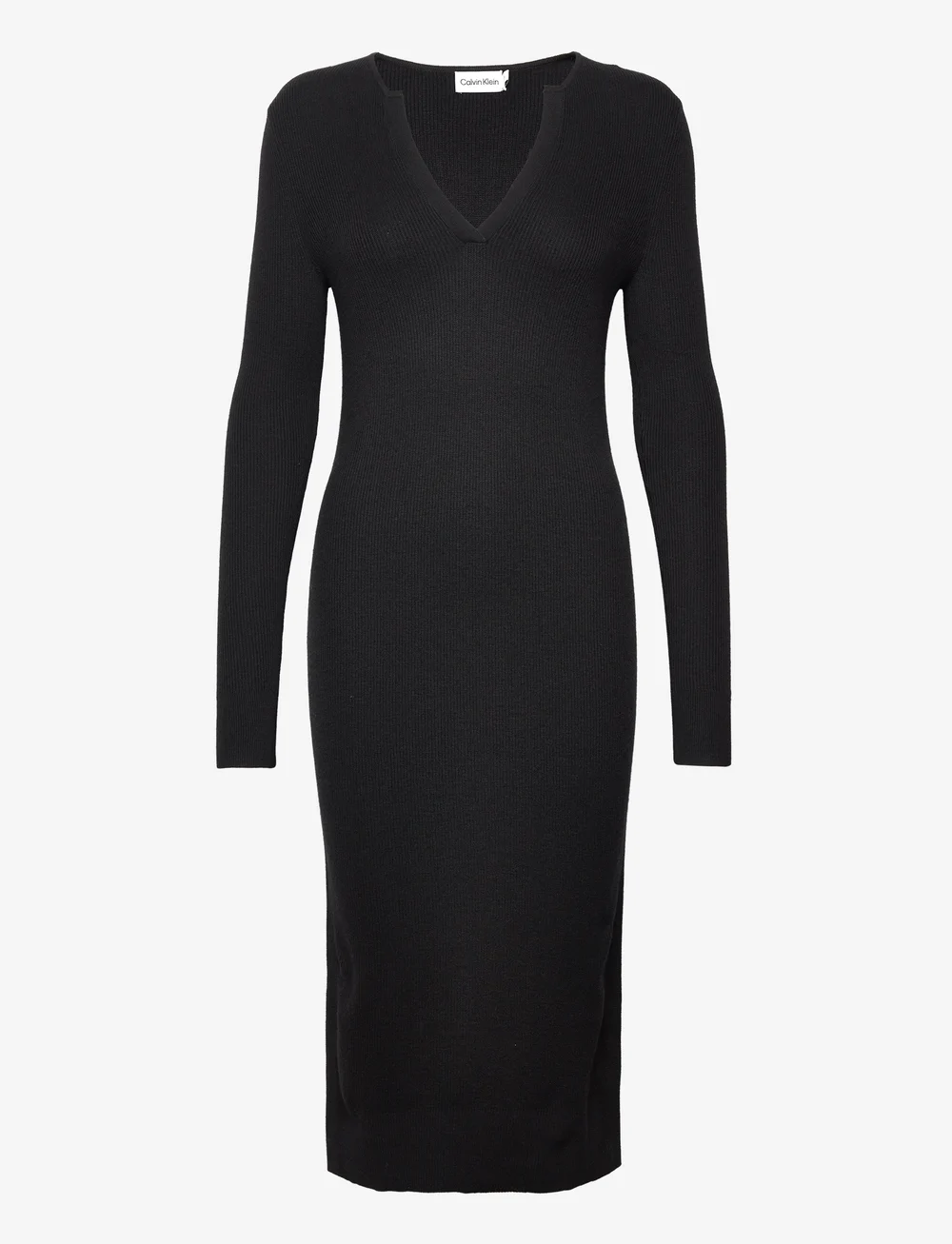 Calvin Klein Rib Open Neck Dress dresses shop at Booztlet