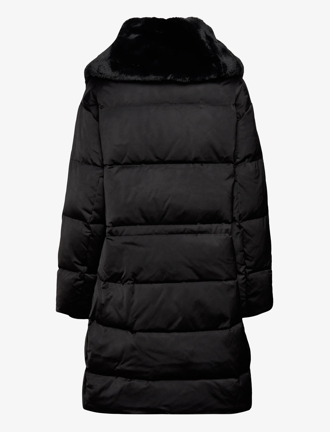 Calvin Klein - LUX SATIN PUFFER COAT - vinterjackor - ck black - 1