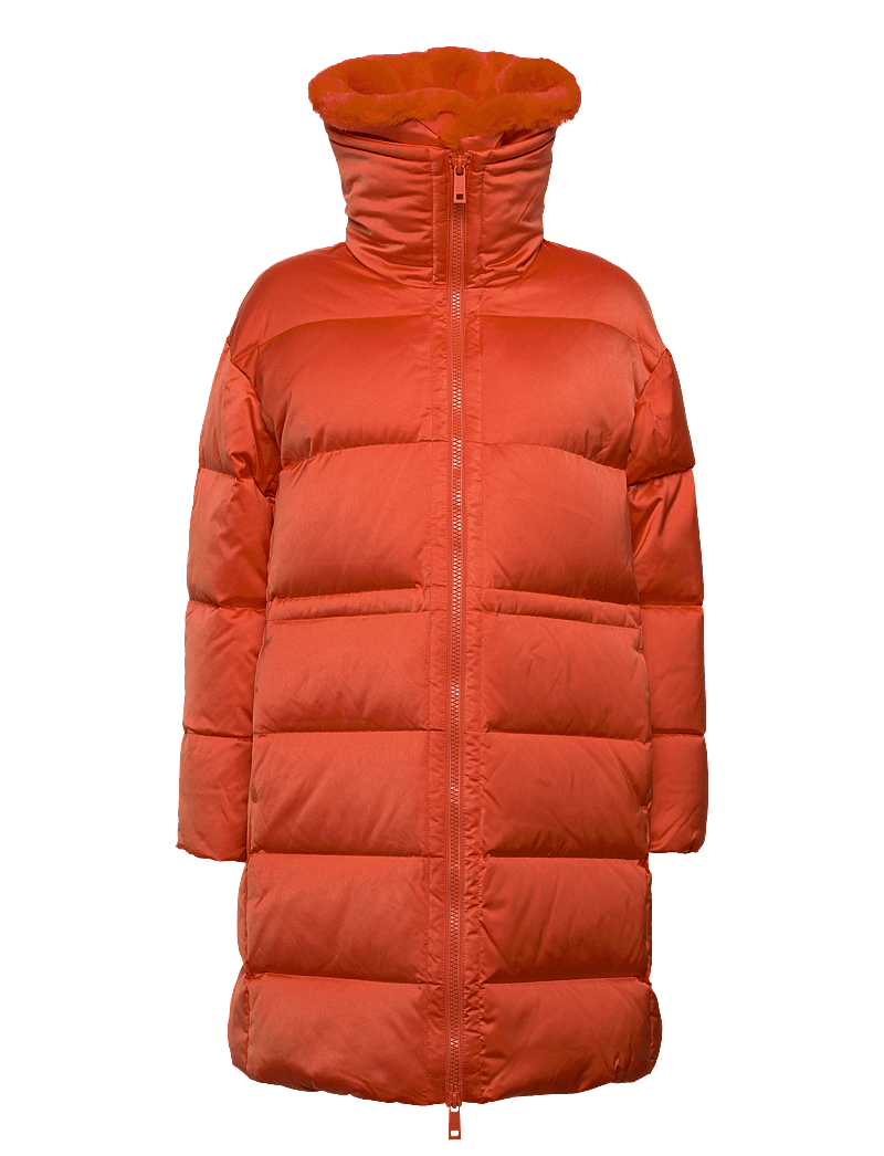 Satin puffer sales