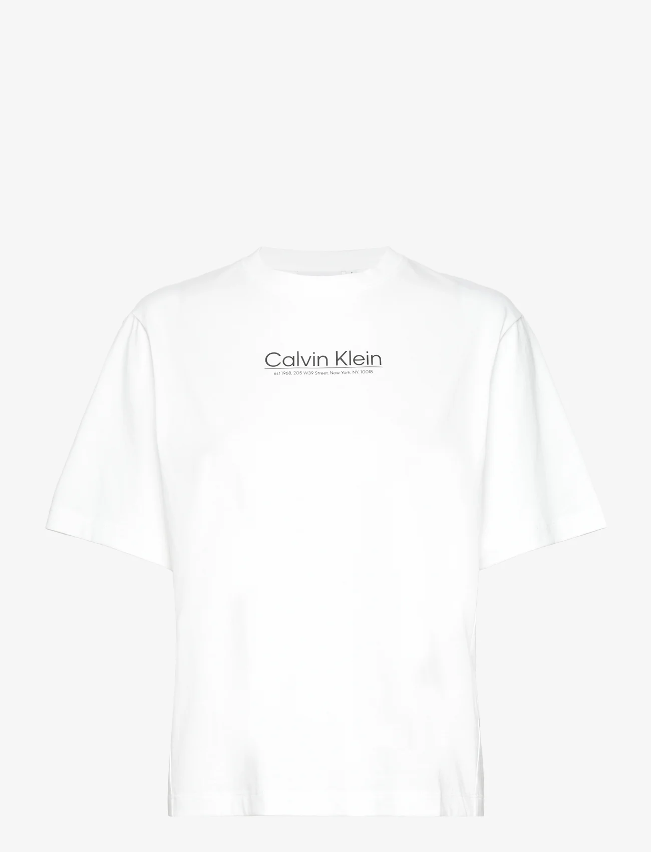 Calvin Klein - COORDINATES LOGO GRAPHIC T-SHIRT - t-shirts - bright white - 0
