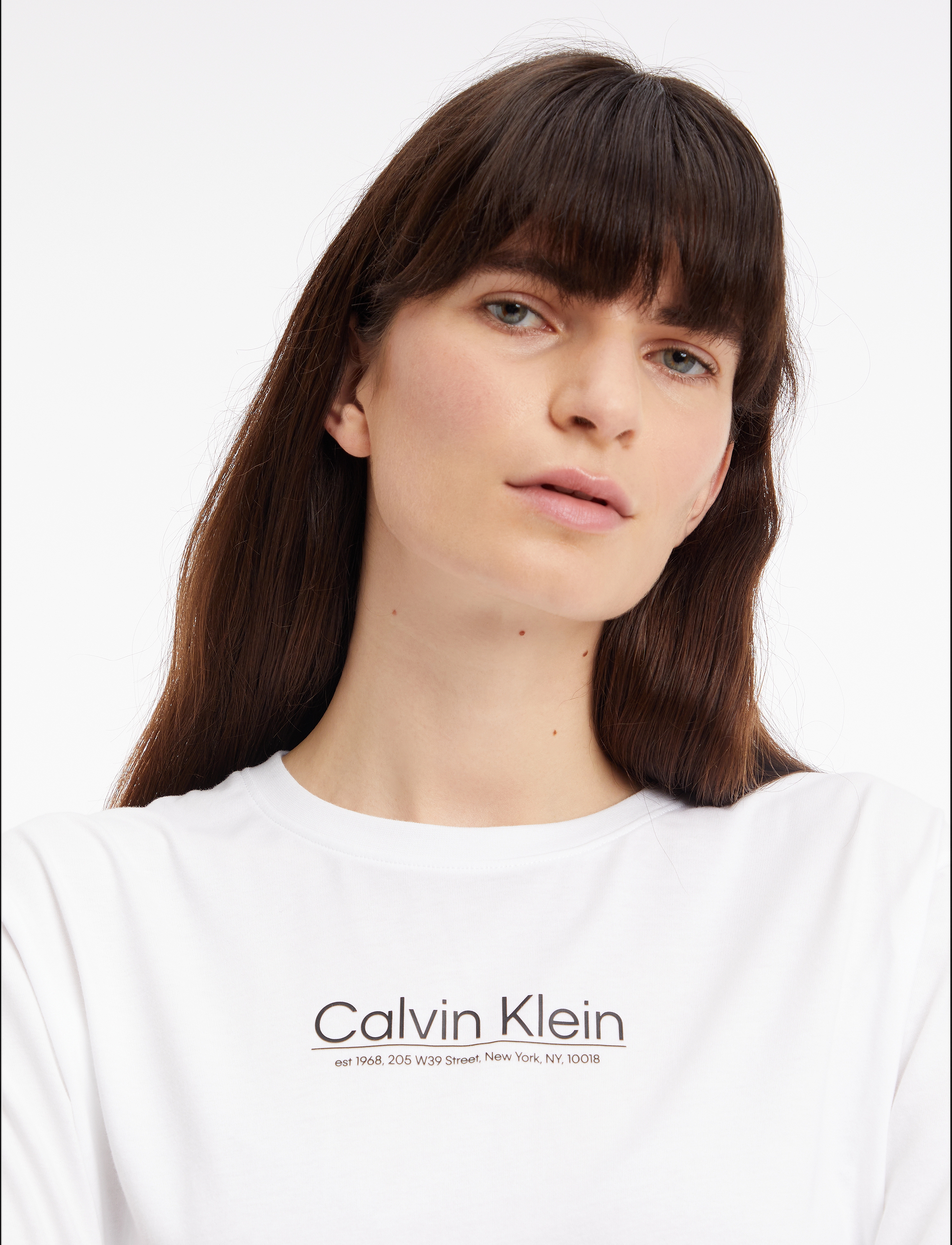 Calvin Klein - COORDINATES LOGO GRAPHIC T-SHIRT - bright white - 4