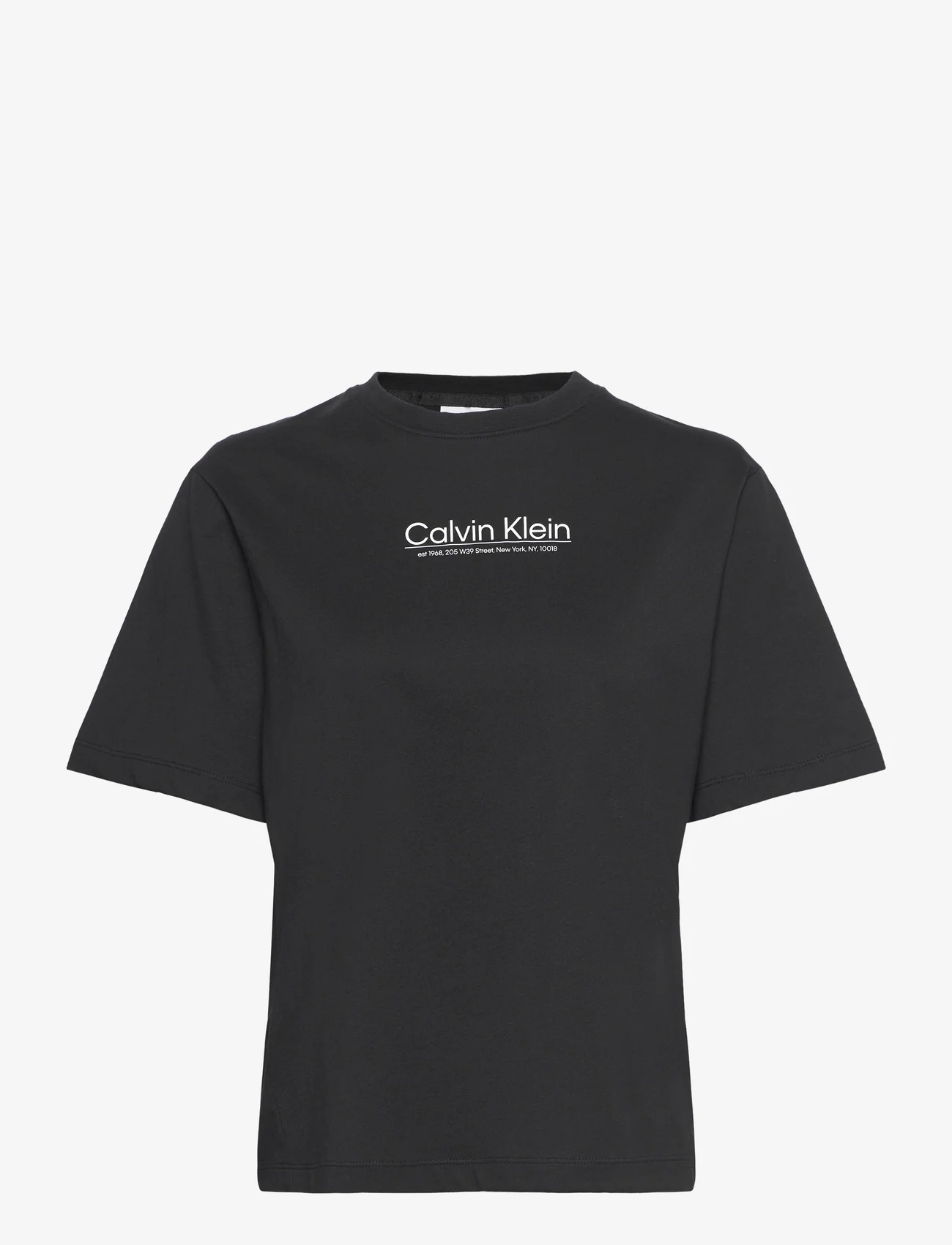 Calvin Klein - COORDINATES LOGO GRAPHIC T-SHIRT - t-krekli - ck black - 0