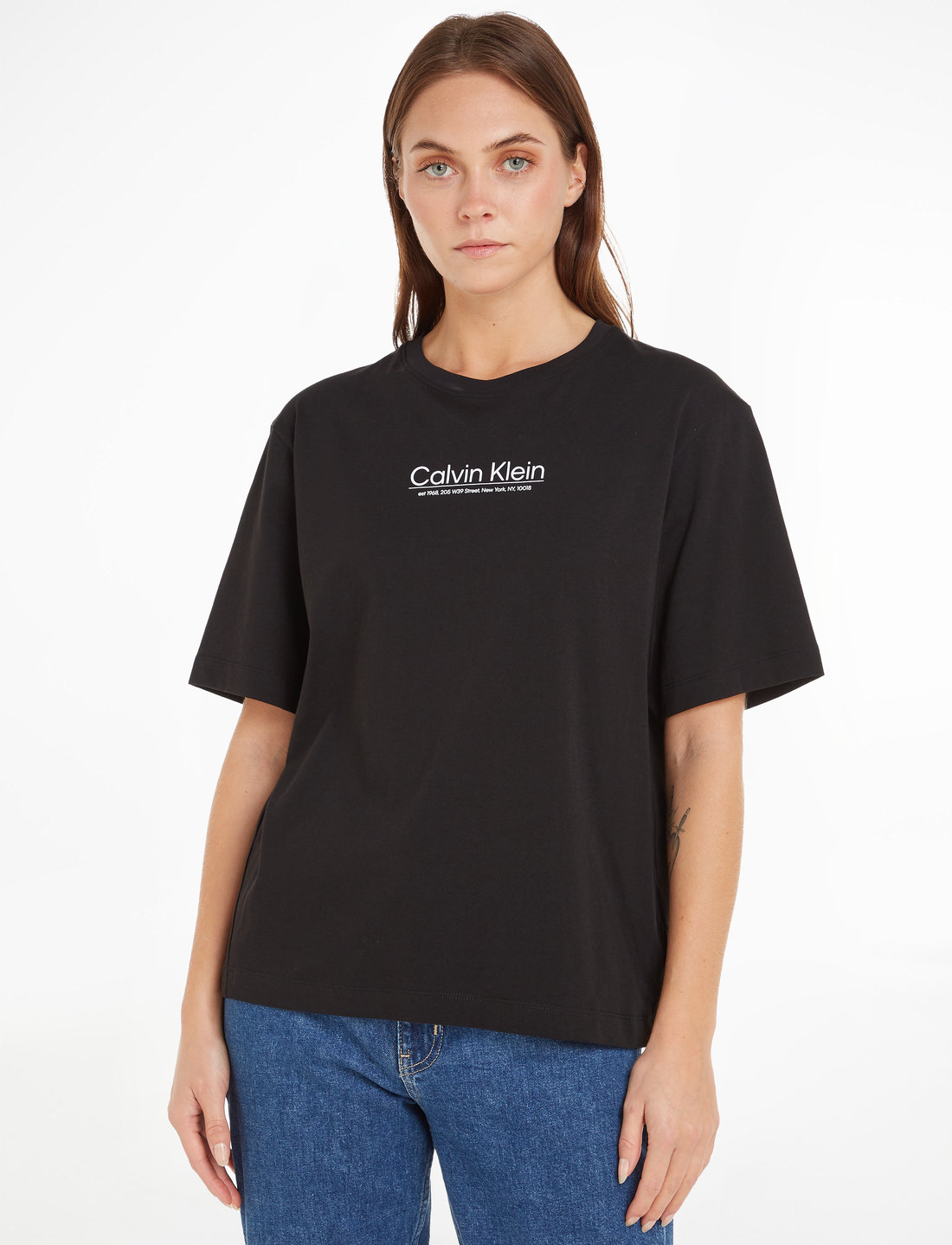 Calvin Klein Coordinates Logo Graphic T shirt t shirts tops