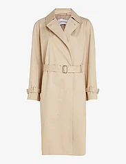Calvin Klein - ESSENTIAL TRENCH COAT - spring jackets - white clay - 0