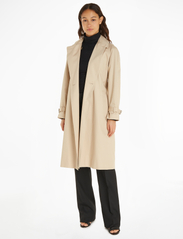 Calvin Klein - ESSENTIAL TRENCH COAT - spring jackets - white clay - 3