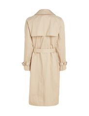 Calvin Klein - ESSENTIAL TRENCH COAT - spring jackets - white clay - 9
