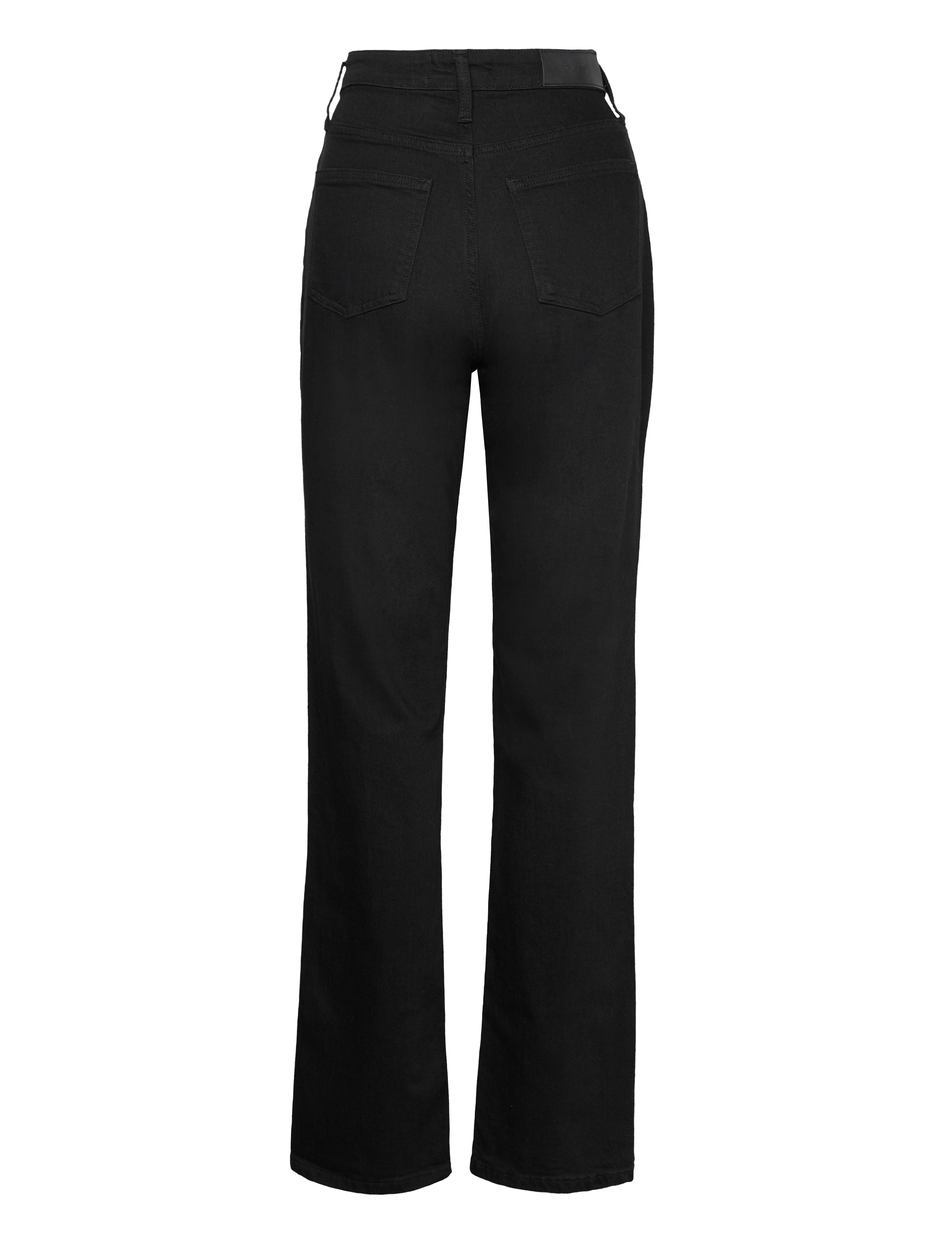 Calvin Klein - HIGH RISE STRAIGHT -  SOFT BLACK - denim black - 1