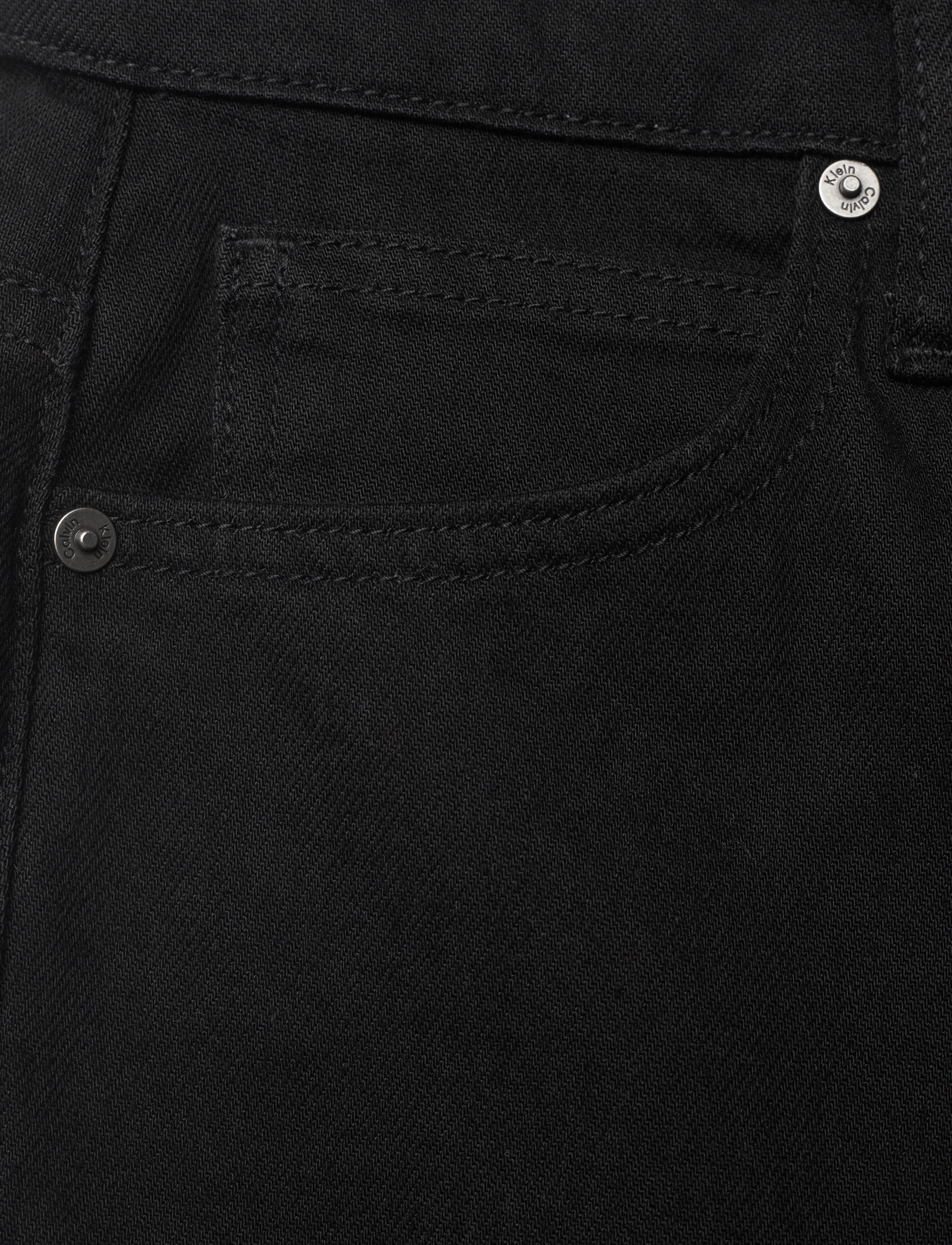 Calvin Klein - HIGH RISE STRAIGHT -  SOFT BLACK - denim black - 2